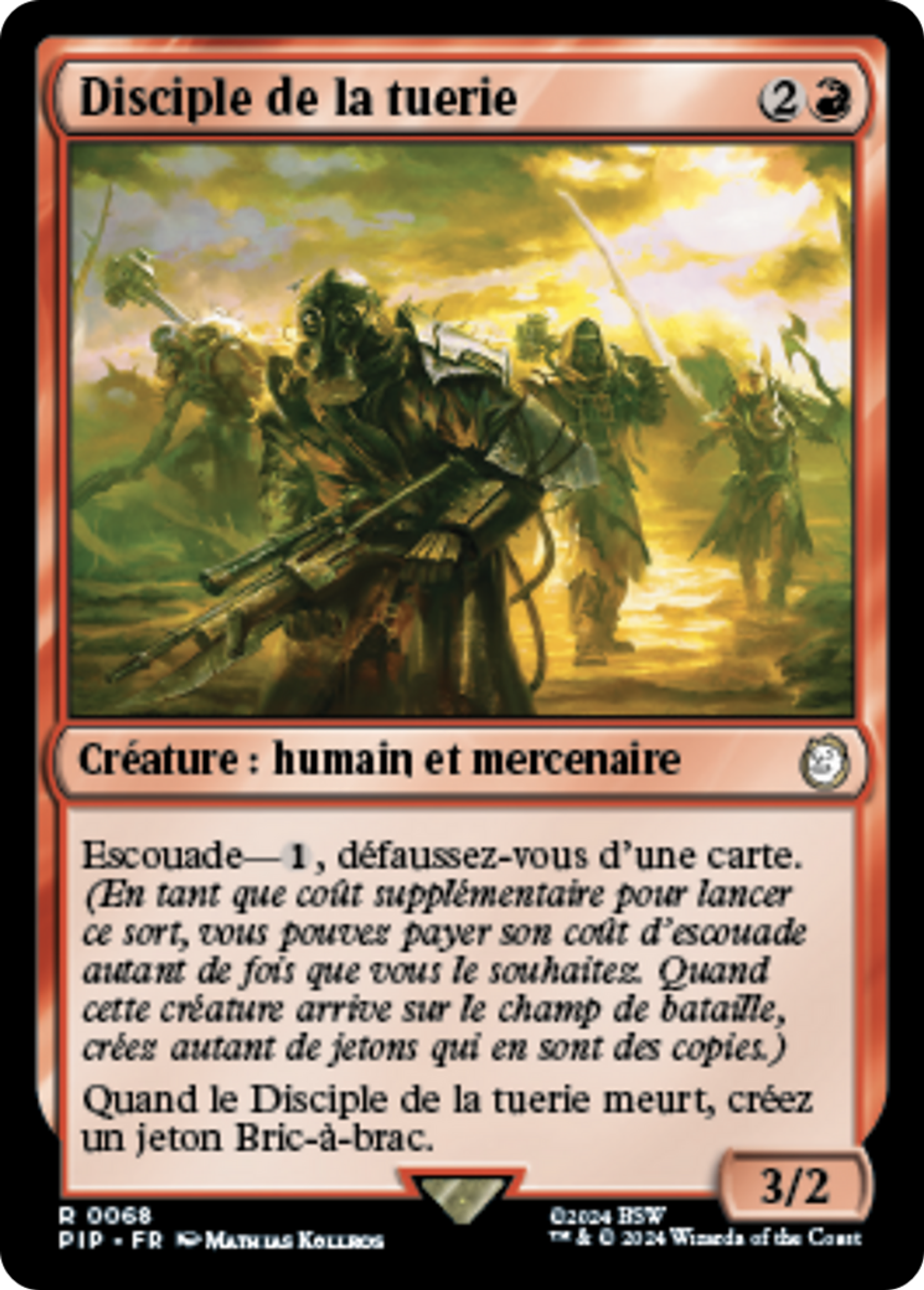 Disciple de la tuerie — Fallout — Magic: The Gathering