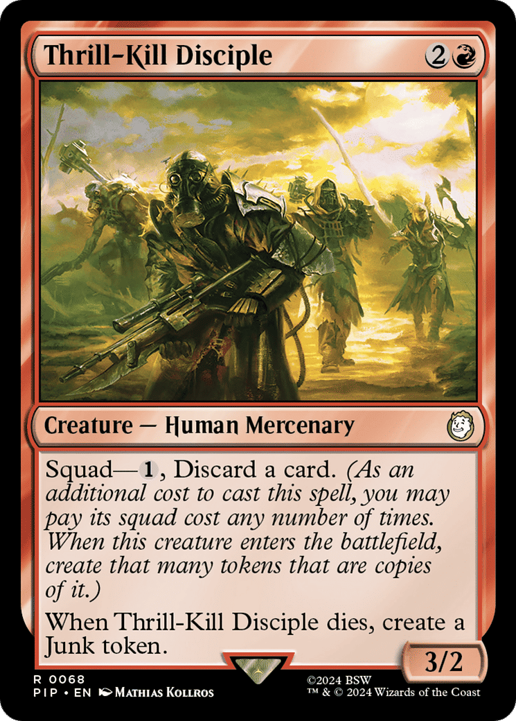 Thrill-Kill Disciple — Fallout — Magic: The Gathering