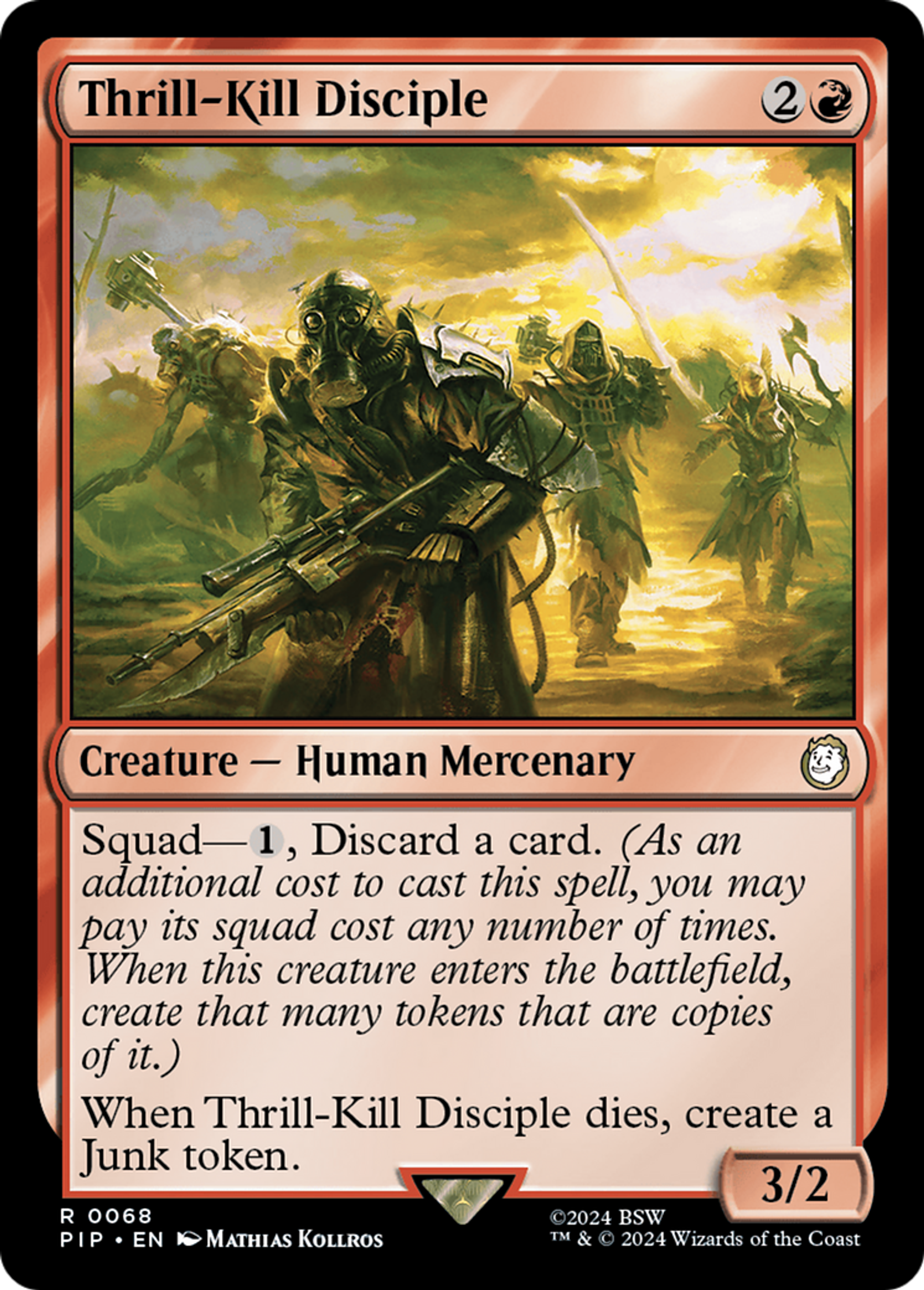 Thrill-Kill Disciple — Fallout — Magic: The Gathering