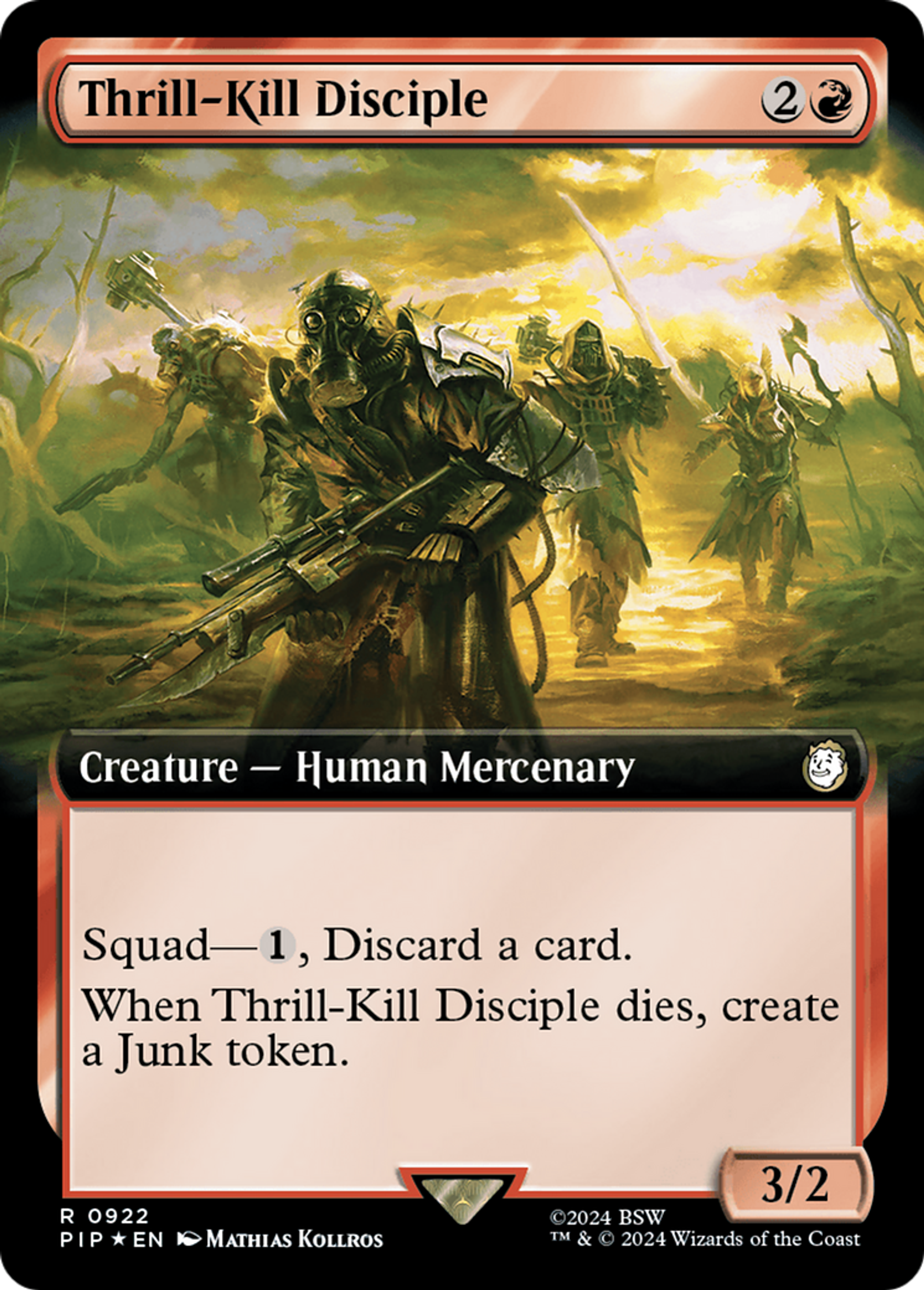Thrill-Kill Disciple — Fallout — Magic: The Gathering