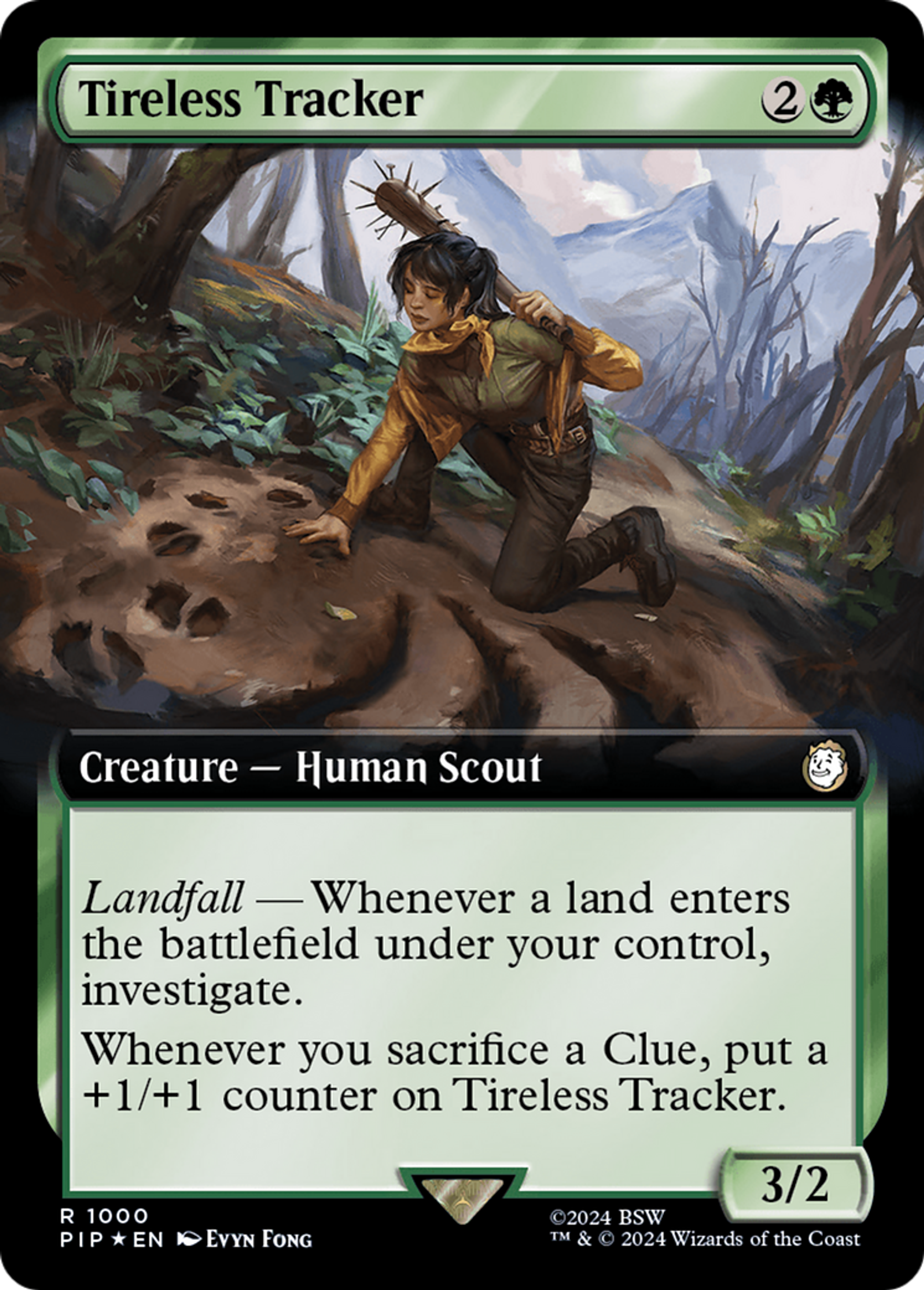 Traqueuse infatigable — Fallout — Magic: The Gathering