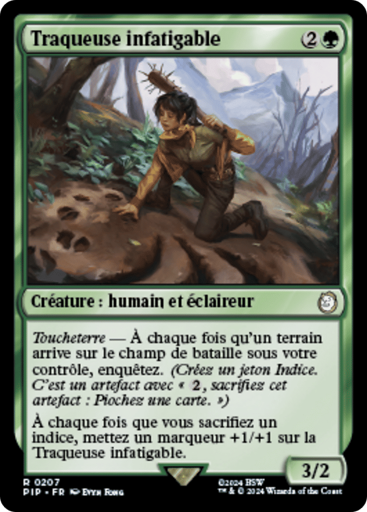 Traqueuse infatigable — Fallout — Magic: The Gathering