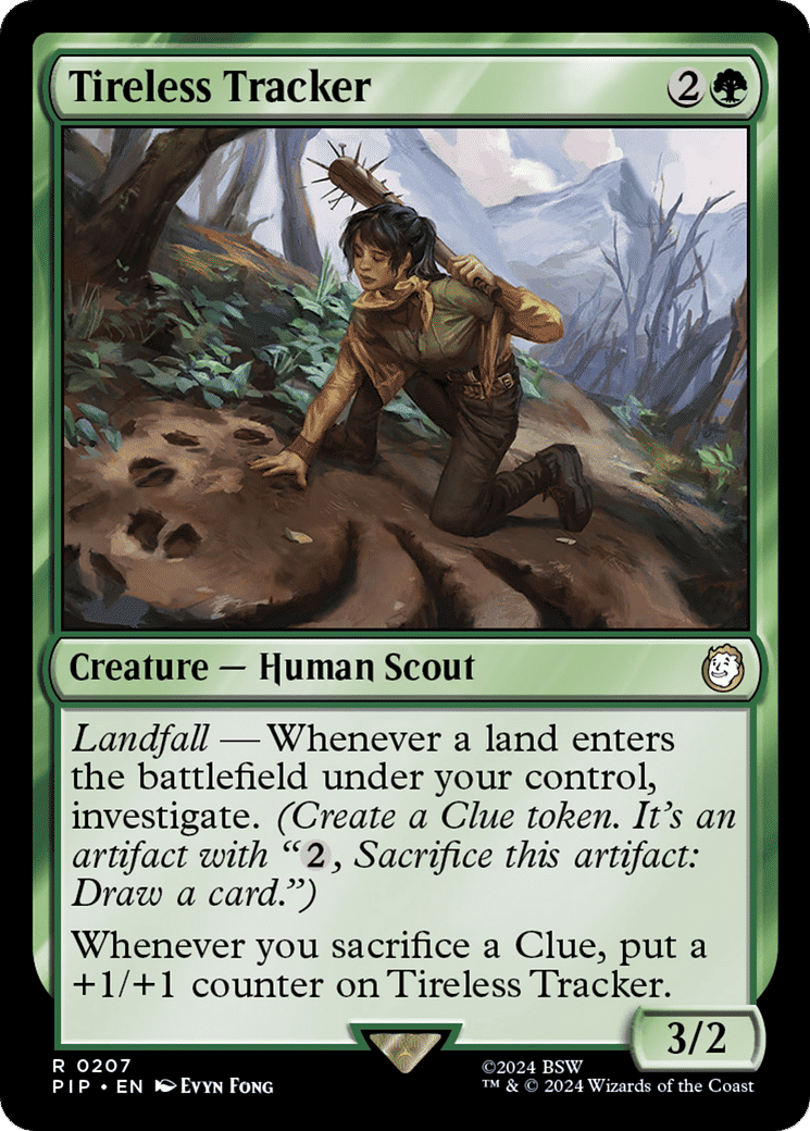 Tireless Tracker — Fallout — Magic: The Gathering