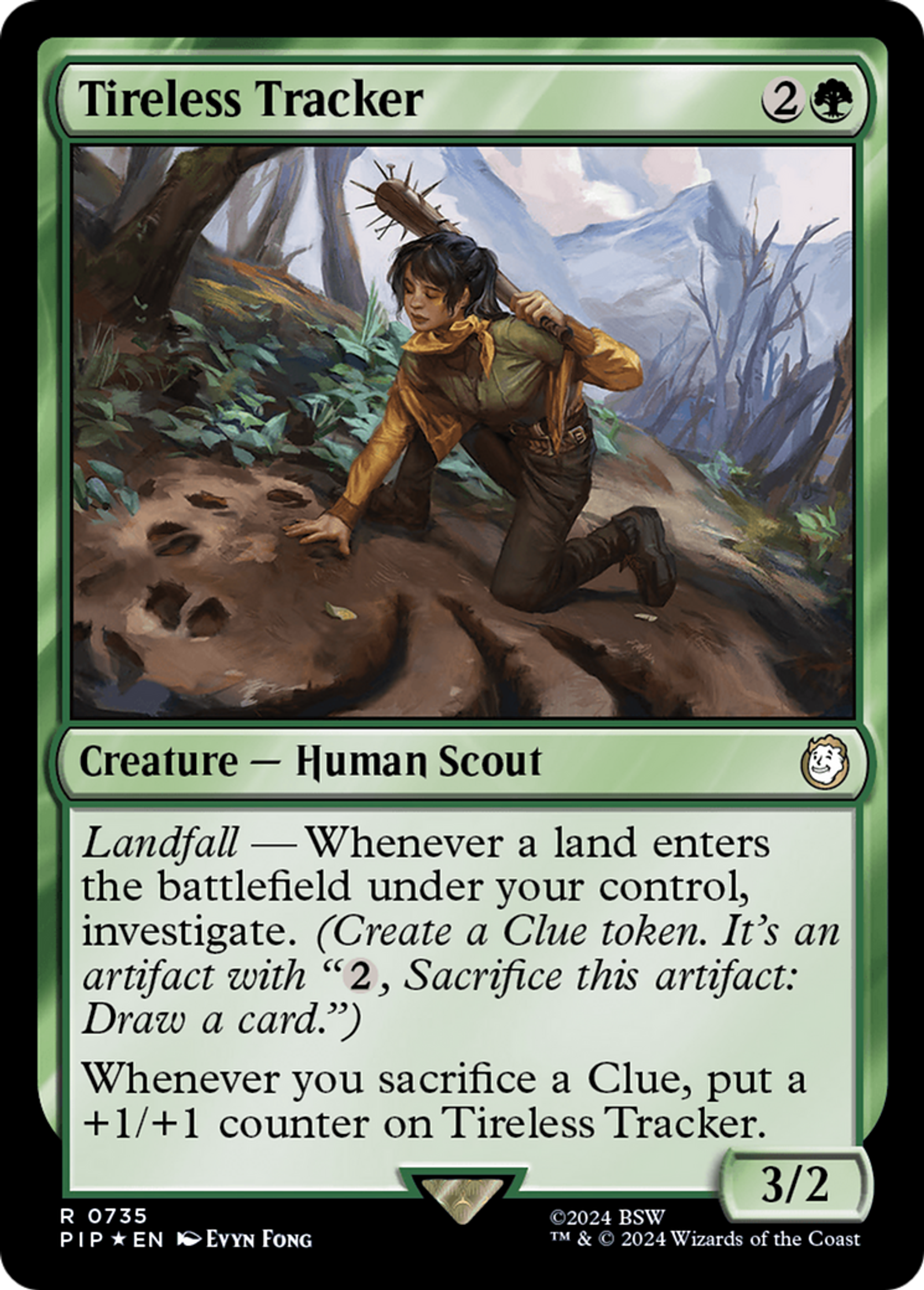 Tireless Tracker — Fallout — Magic: The Gathering