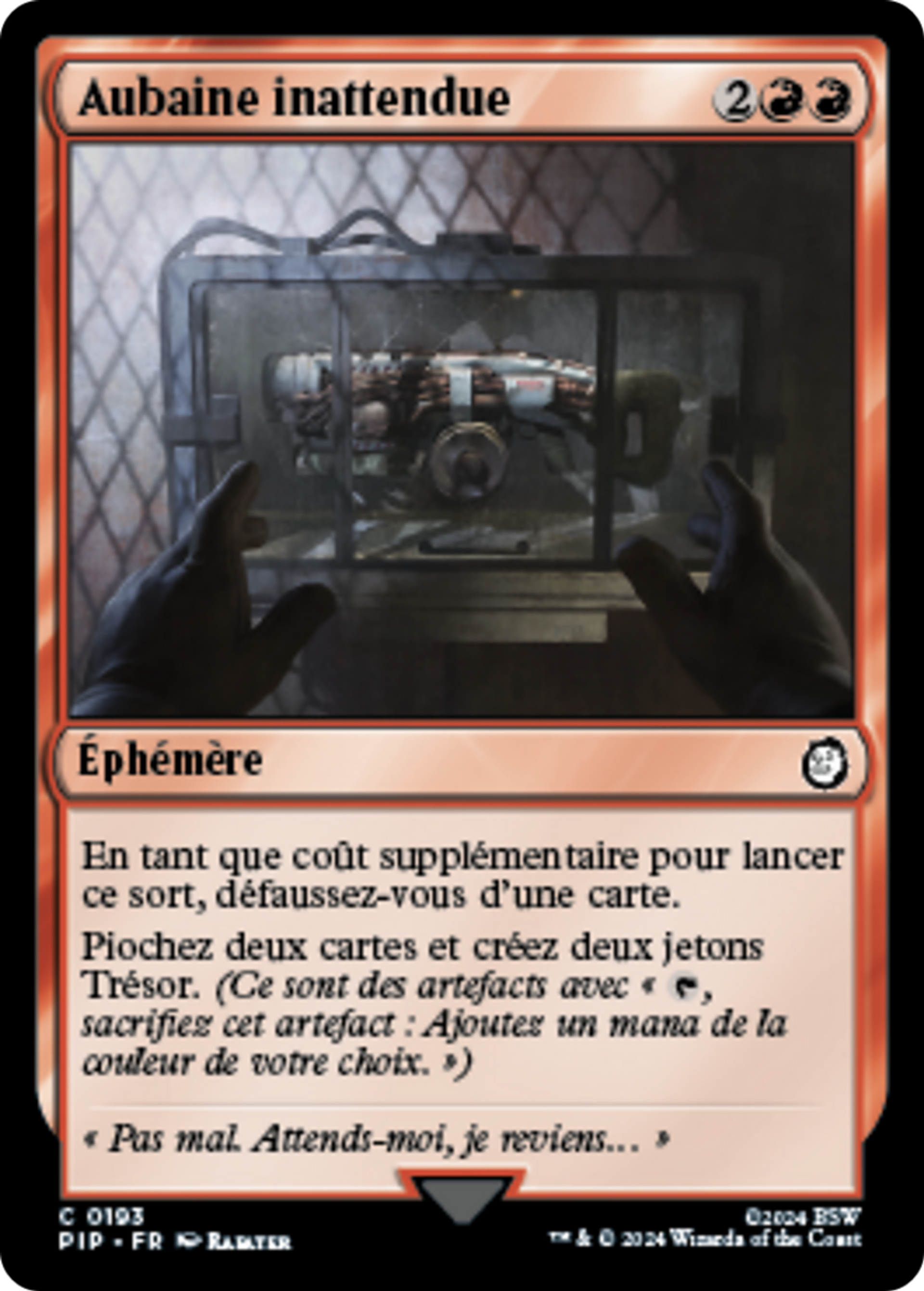 Aubaine inattendue — Fallout — Magic: The Gathering