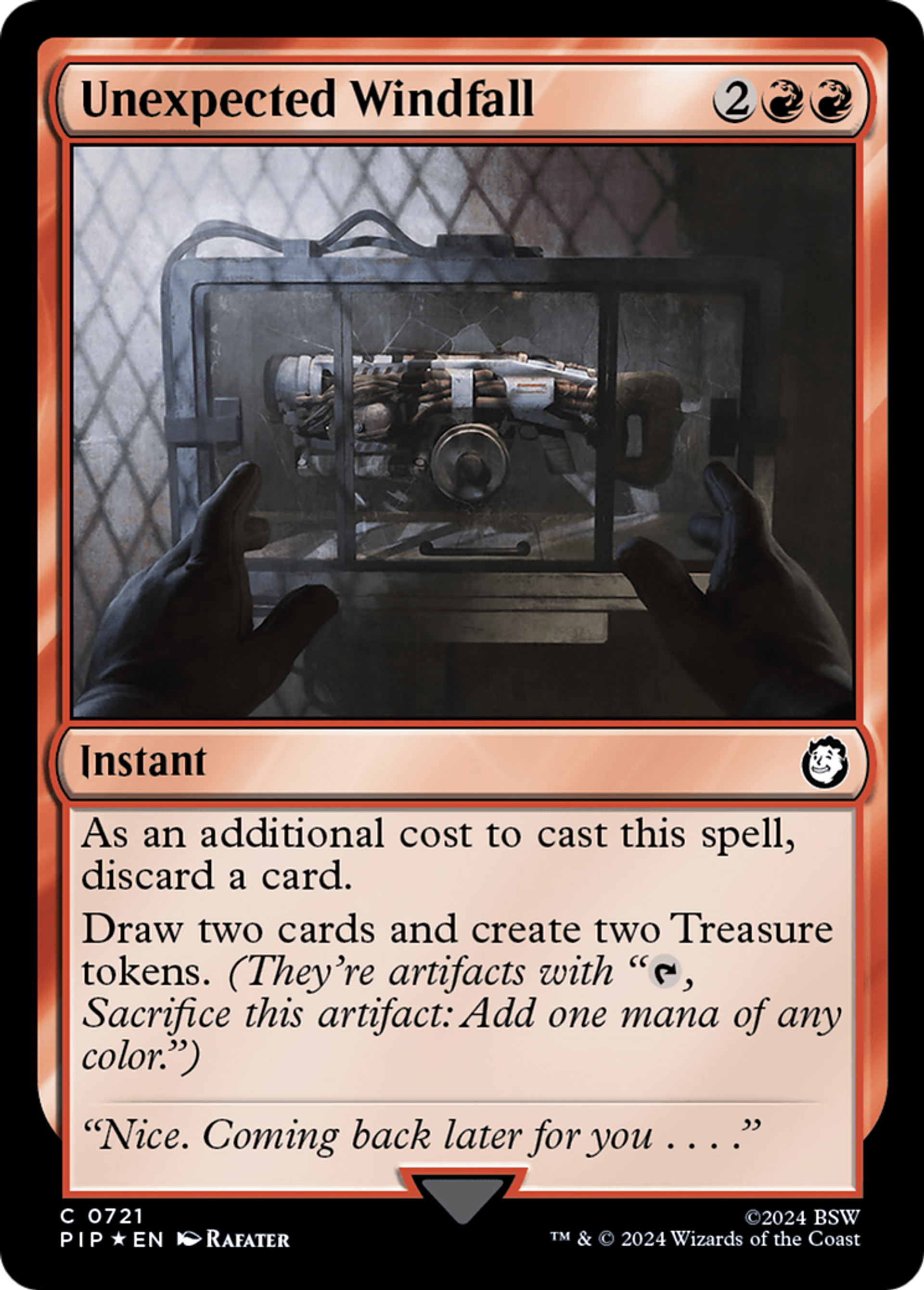 Unexpected Windfall — Fallout — Magic: The Gathering