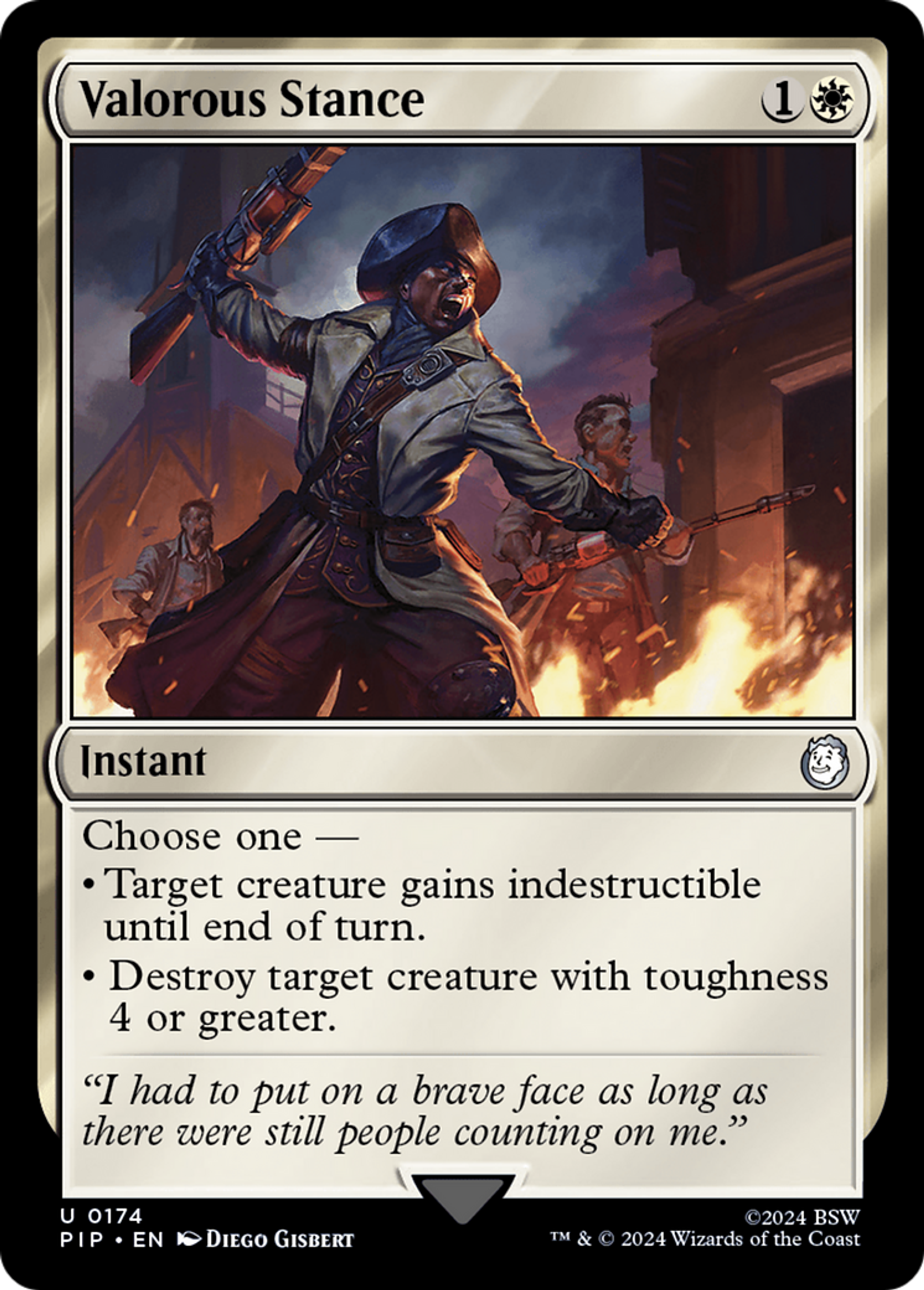 Valorous Stance — Fallout — Magic: The Gathering