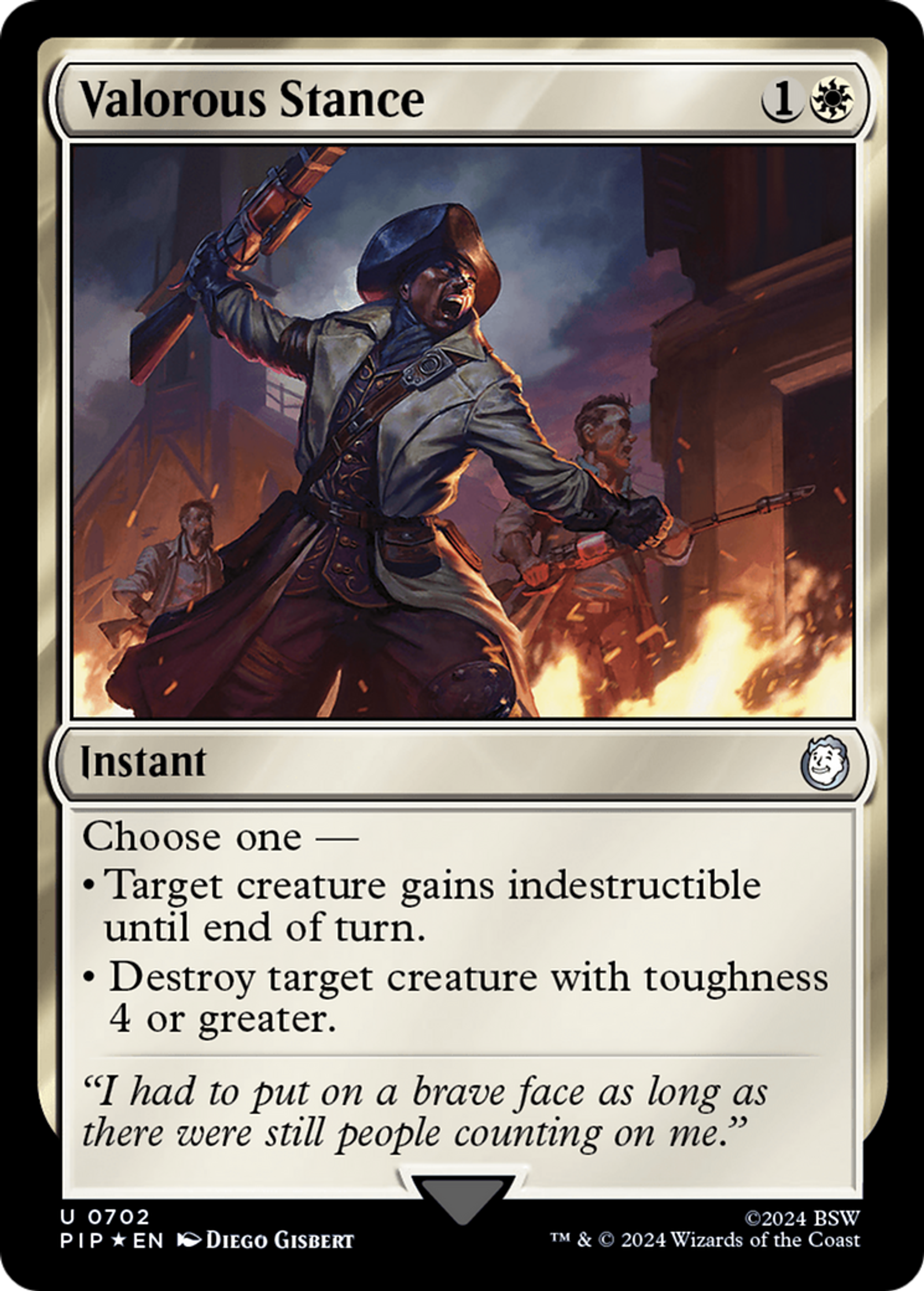 Valorous Stance — Fallout — Magic: The Gathering