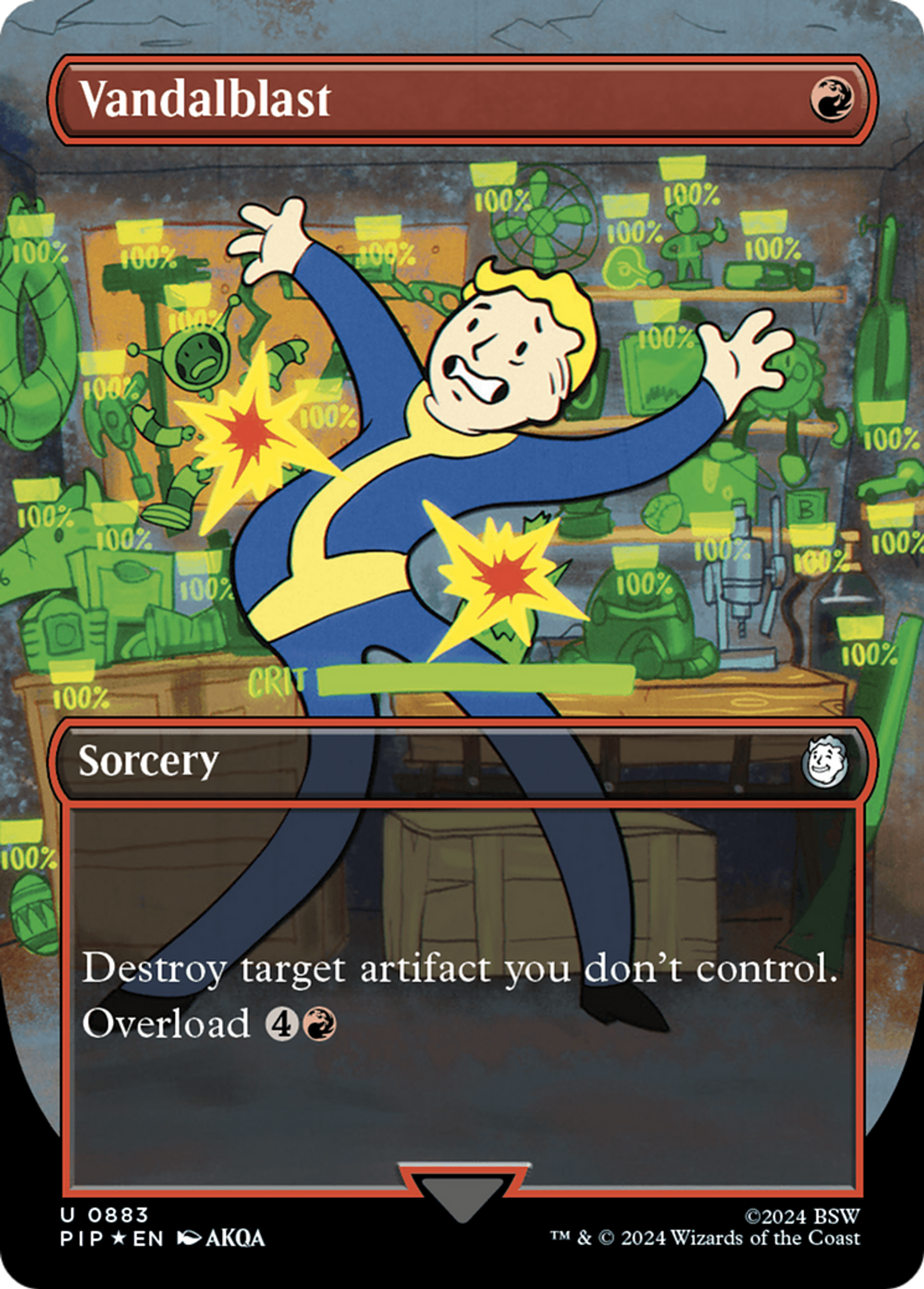 Vandalblast — Fallout — Magic: The Gathering