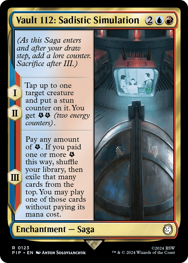 Vault 112: Sadistic Simulation — Fallout — Magic: The Gathering