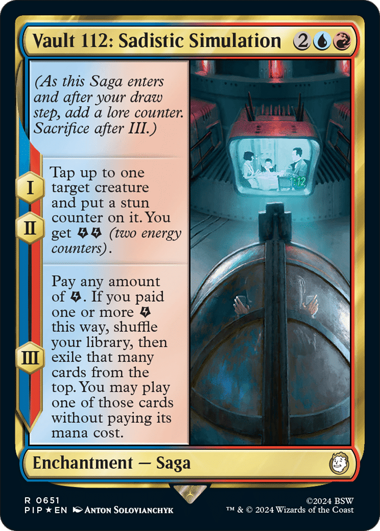Vault 112: Sadistic Simulation — Fallout — Magic: The Gathering