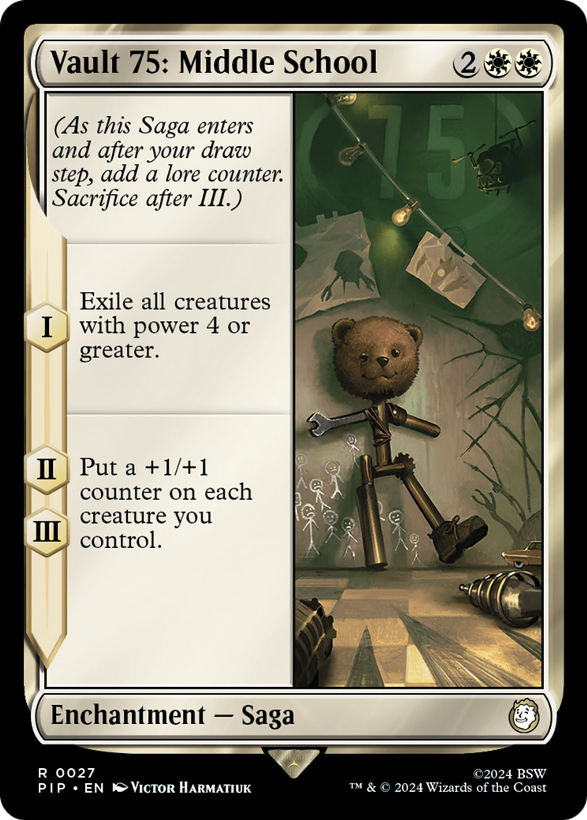 Abri 75 : collège — Fallout — Magic: The Gathering