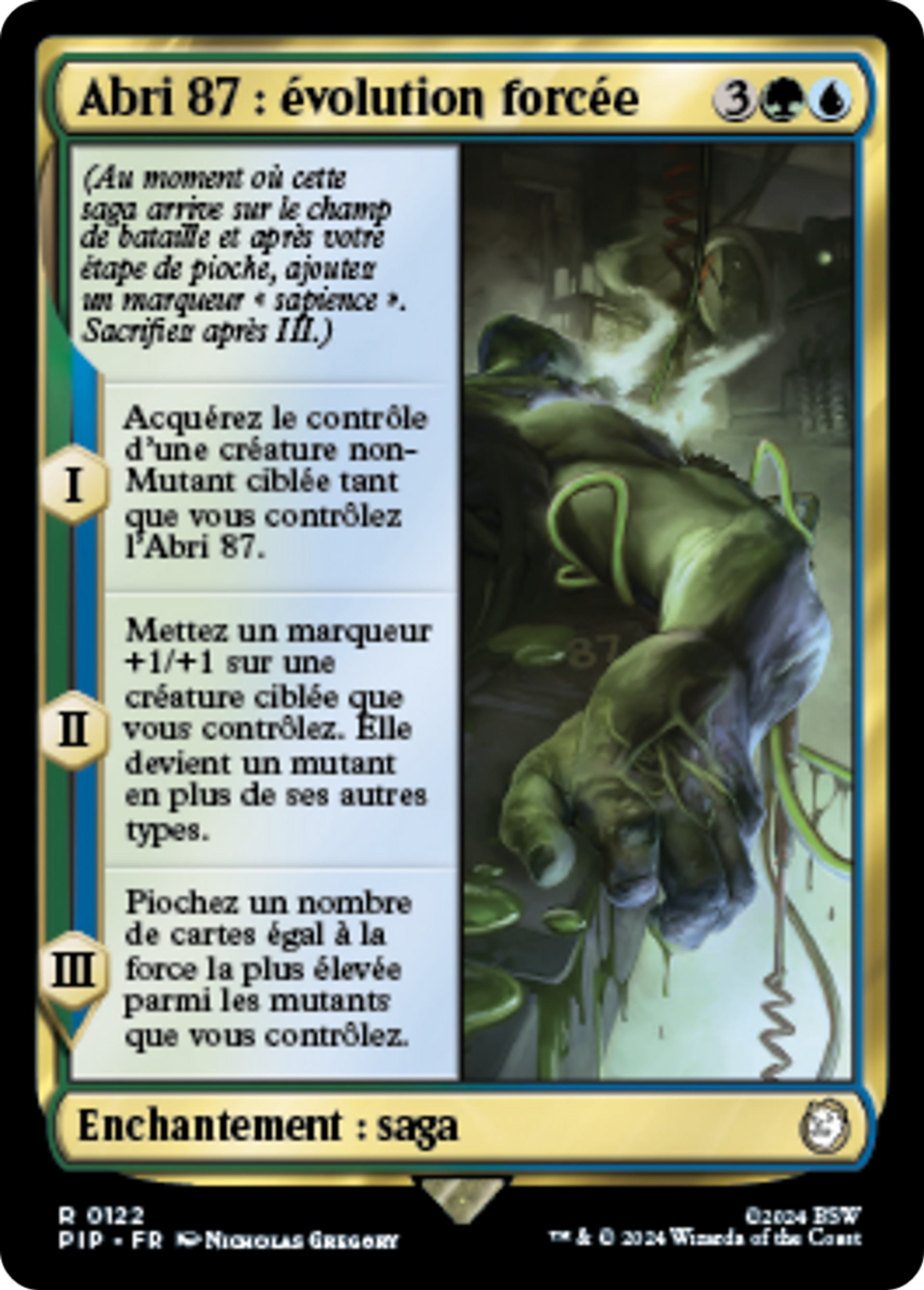 Abri 87 : évolution forcée — Fallout — Magic: The Gathering