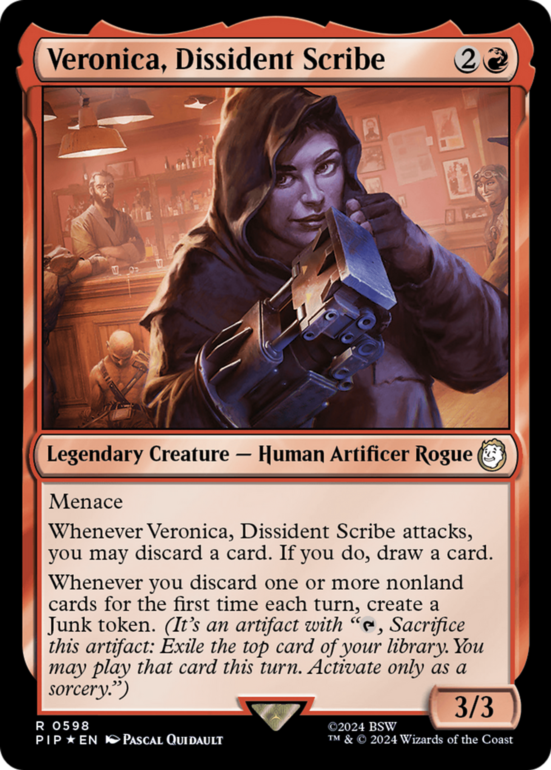 Veronica, scribe dissidente — Fallout — Magic: The Gathering