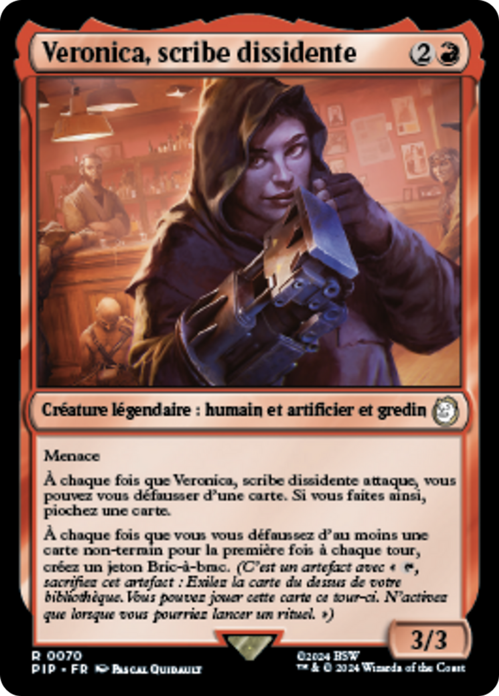 Veronica, scribe dissidente — Fallout — Magic: The Gathering