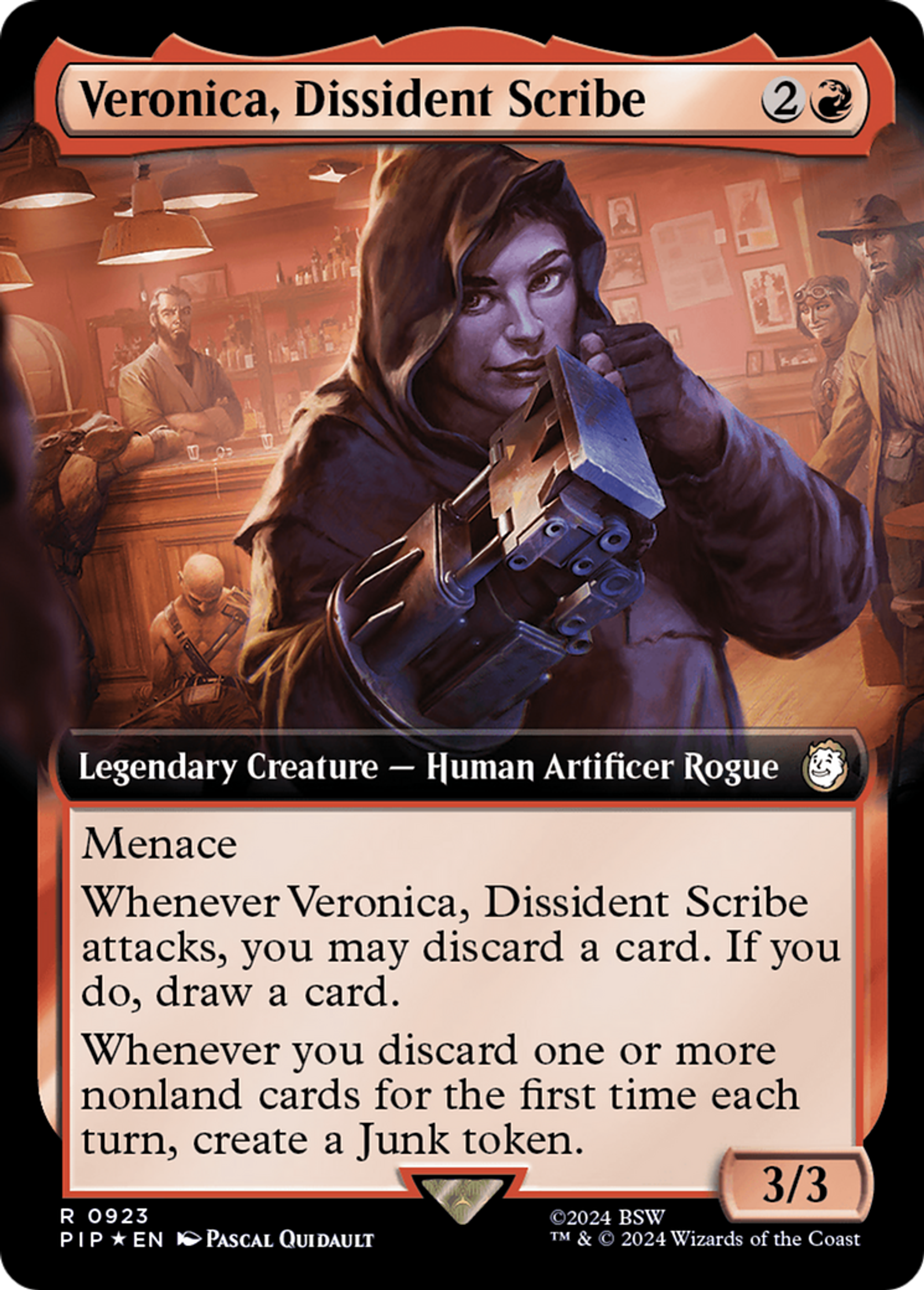 Veronica, Dissident Scribe — Fallout — Magic: The Gathering