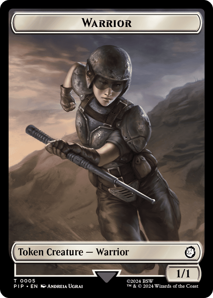 Warrior — Fallout — Magic: The Gathering