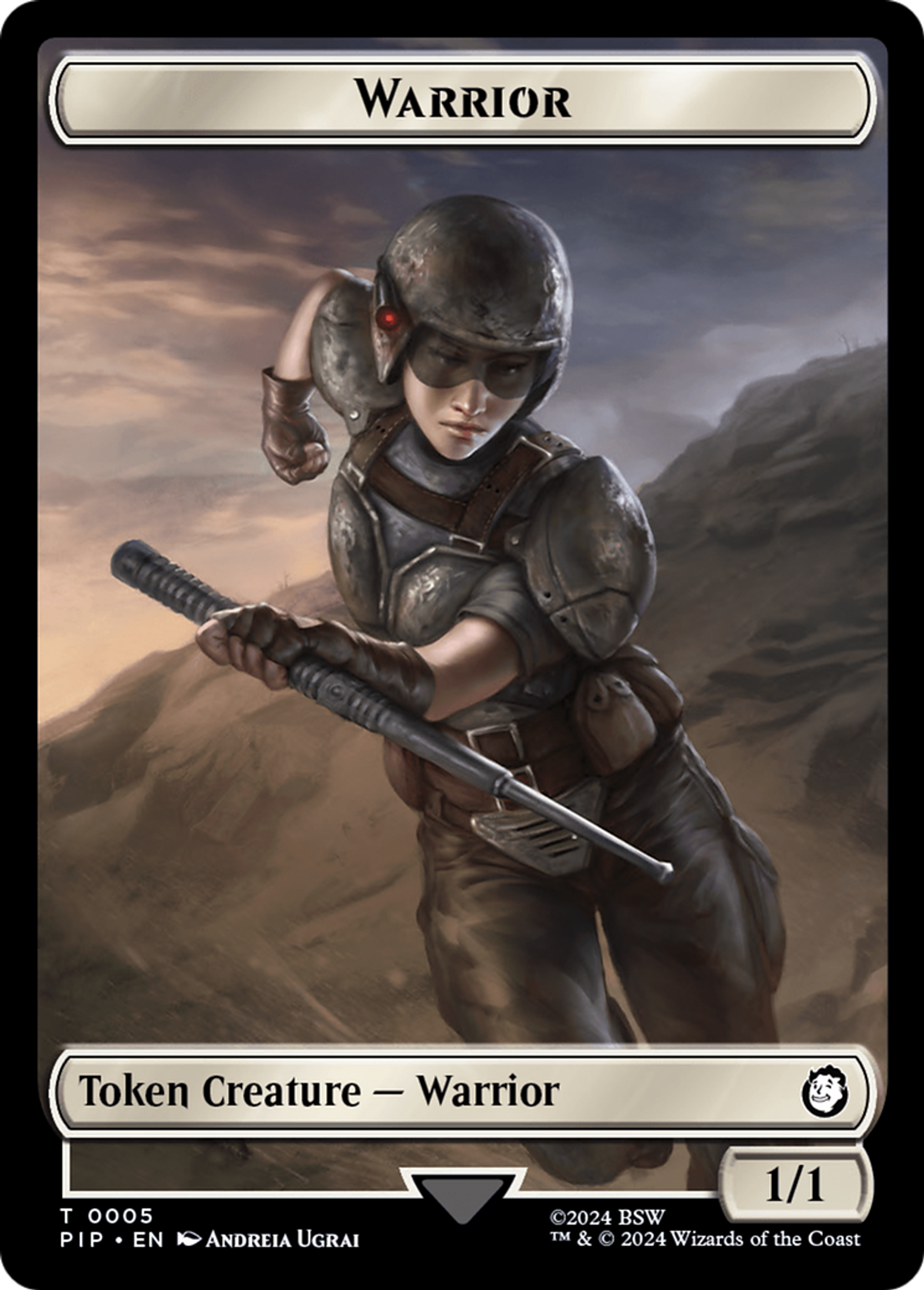 Warrior — Fallout — Magic: The Gathering