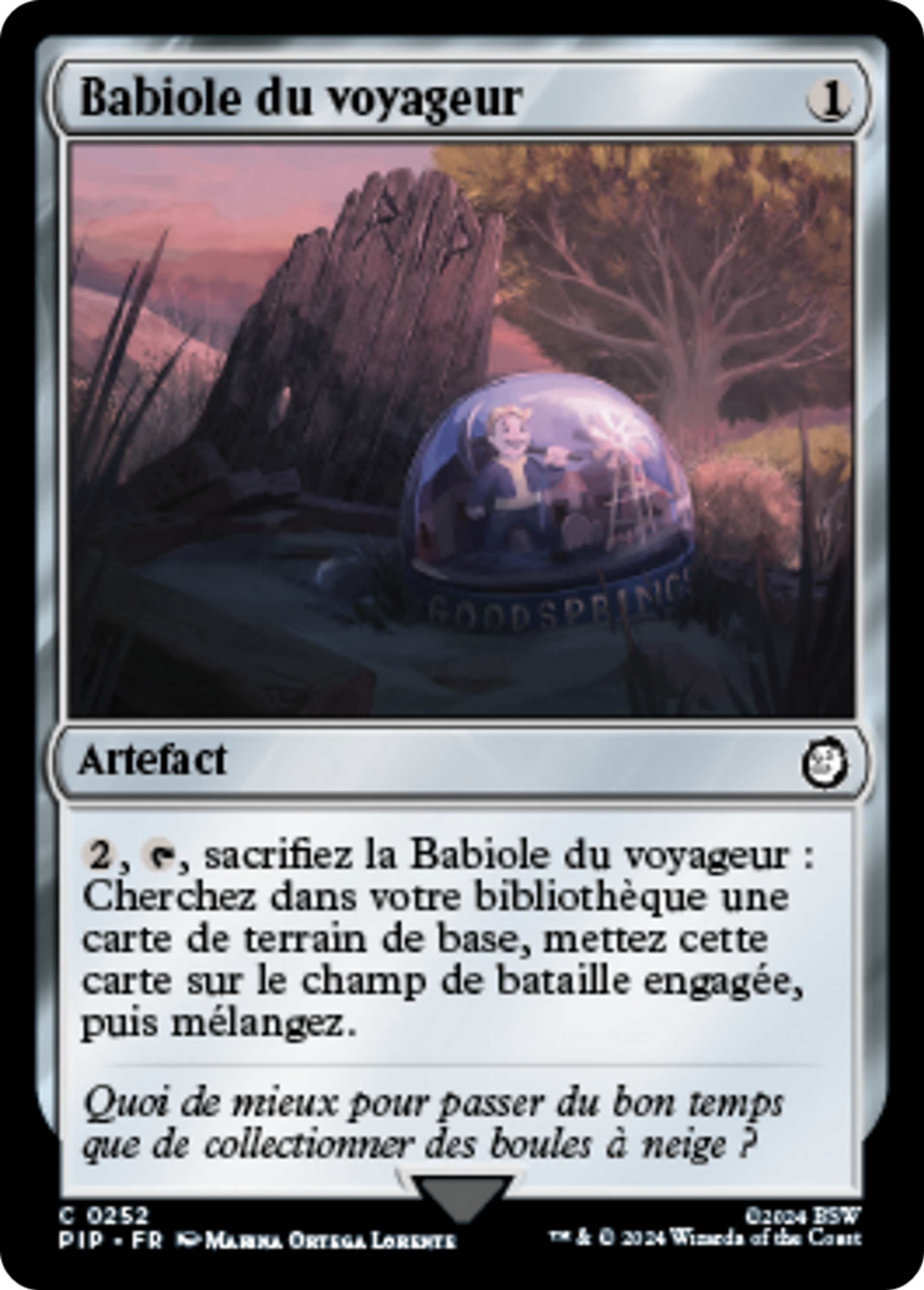 Babiole du voyageur — Fallout — Magic: The Gathering