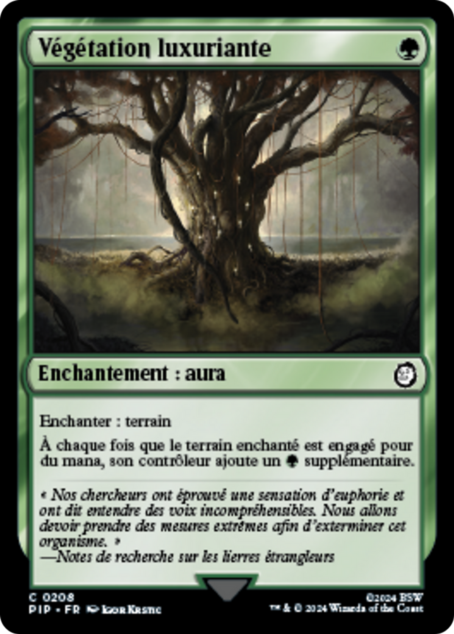 Végétation luxuriante — Fallout — Magic: The Gathering