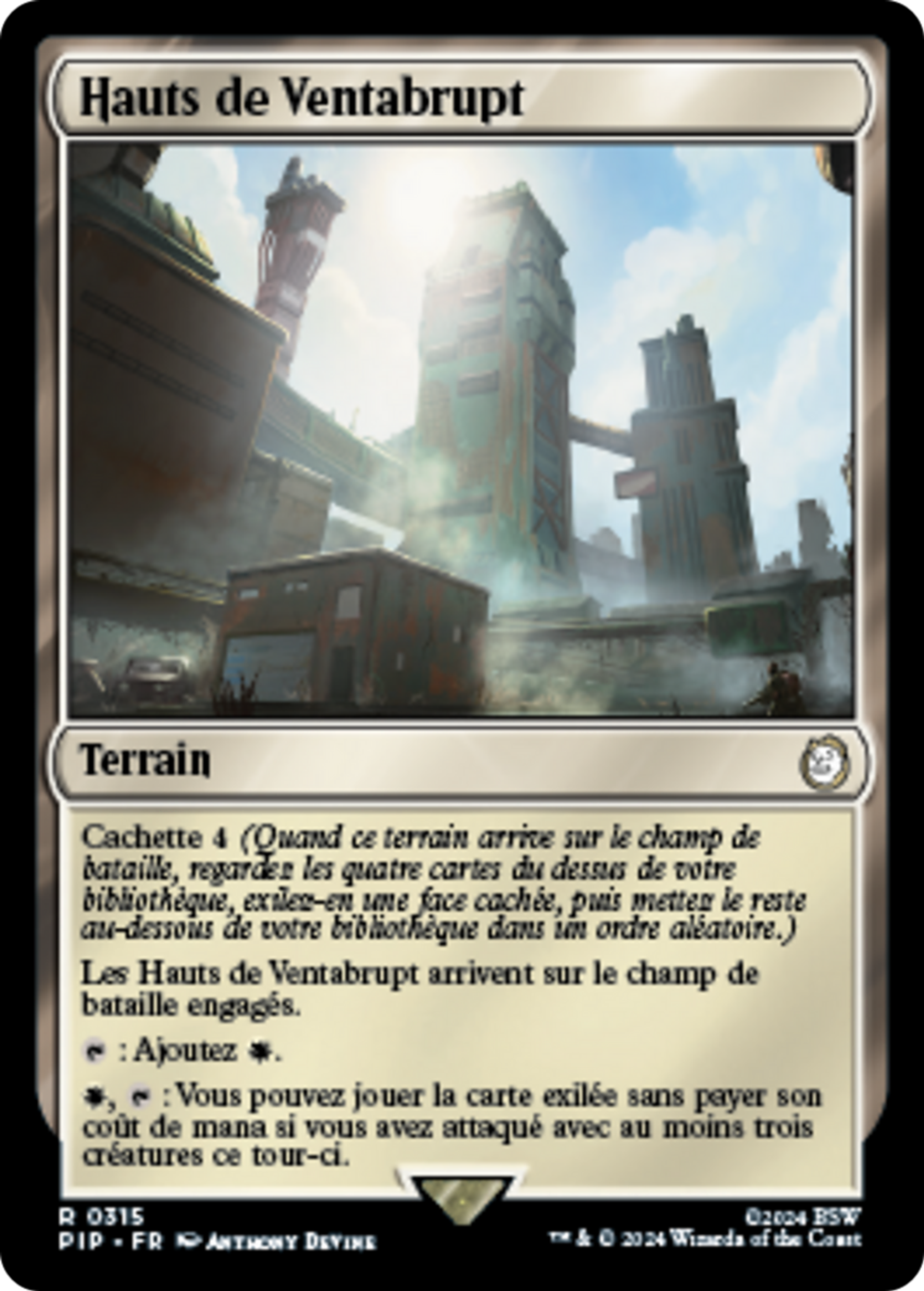Hauts de Ventabrupt — Fallout — Magic: The Gathering