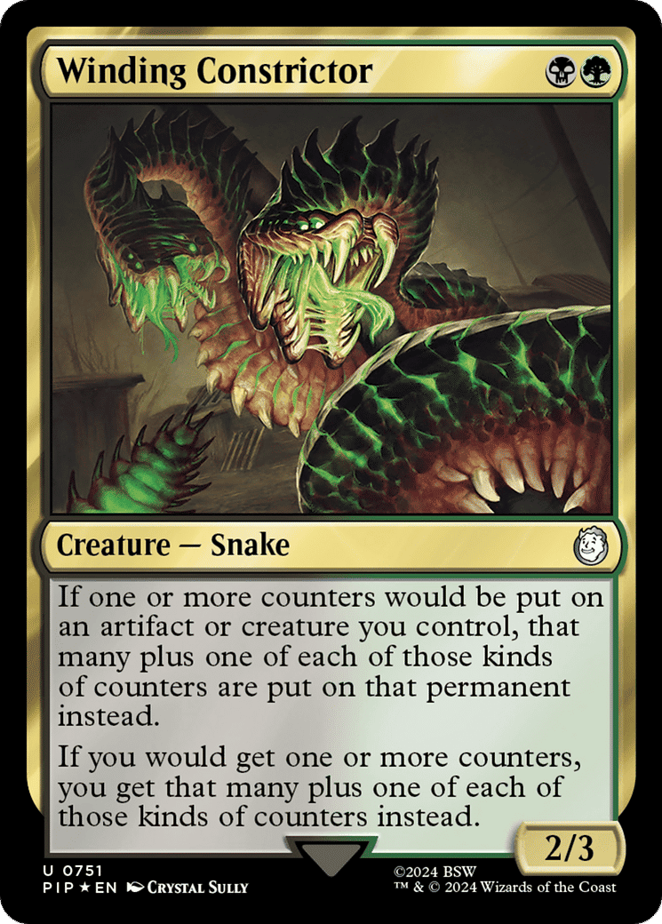 Winding Constrictor — Fallout — Magic: The Gathering