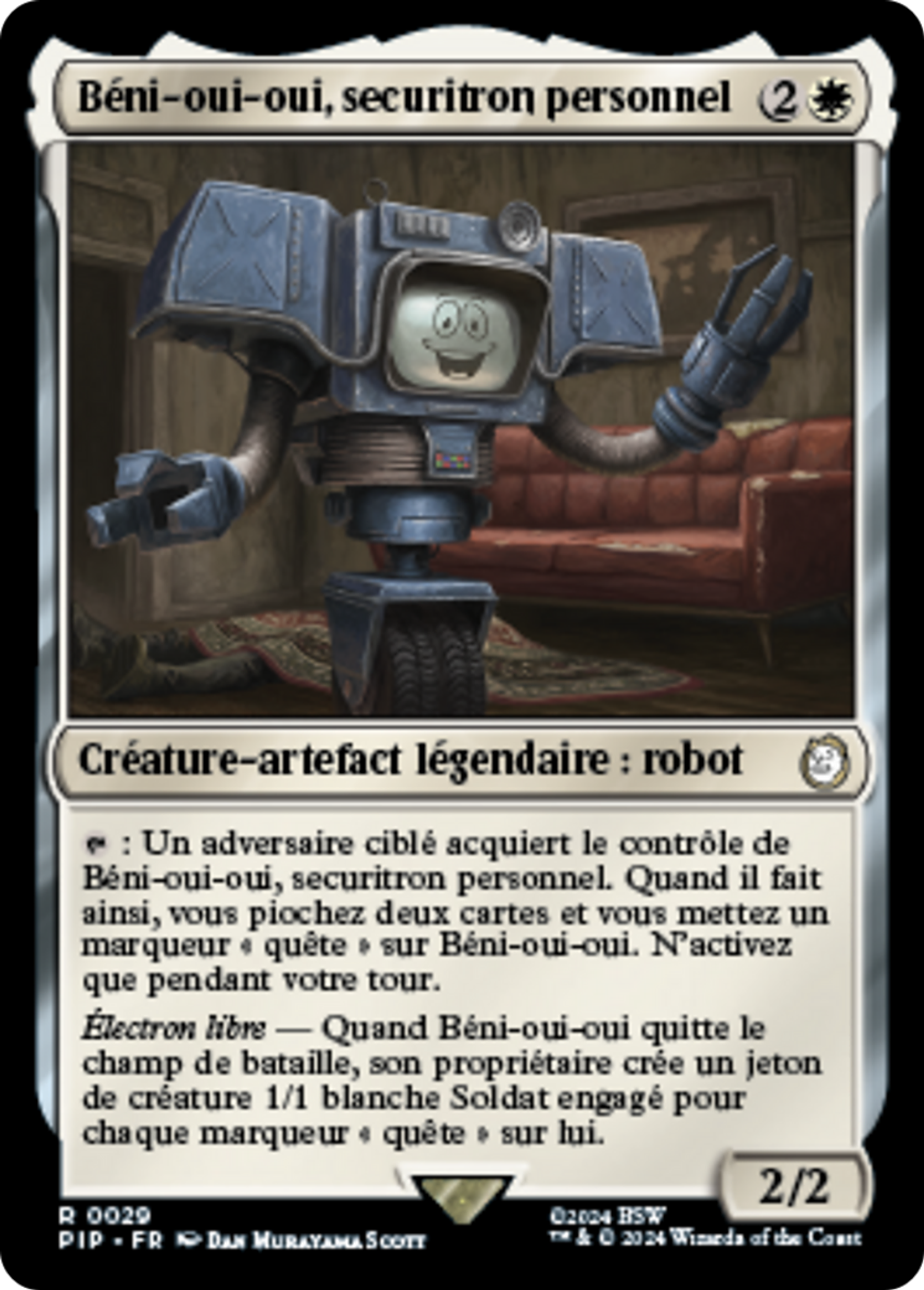 Béni-oui-oui, securitron personnel — Fallout — Magic: The Gathering