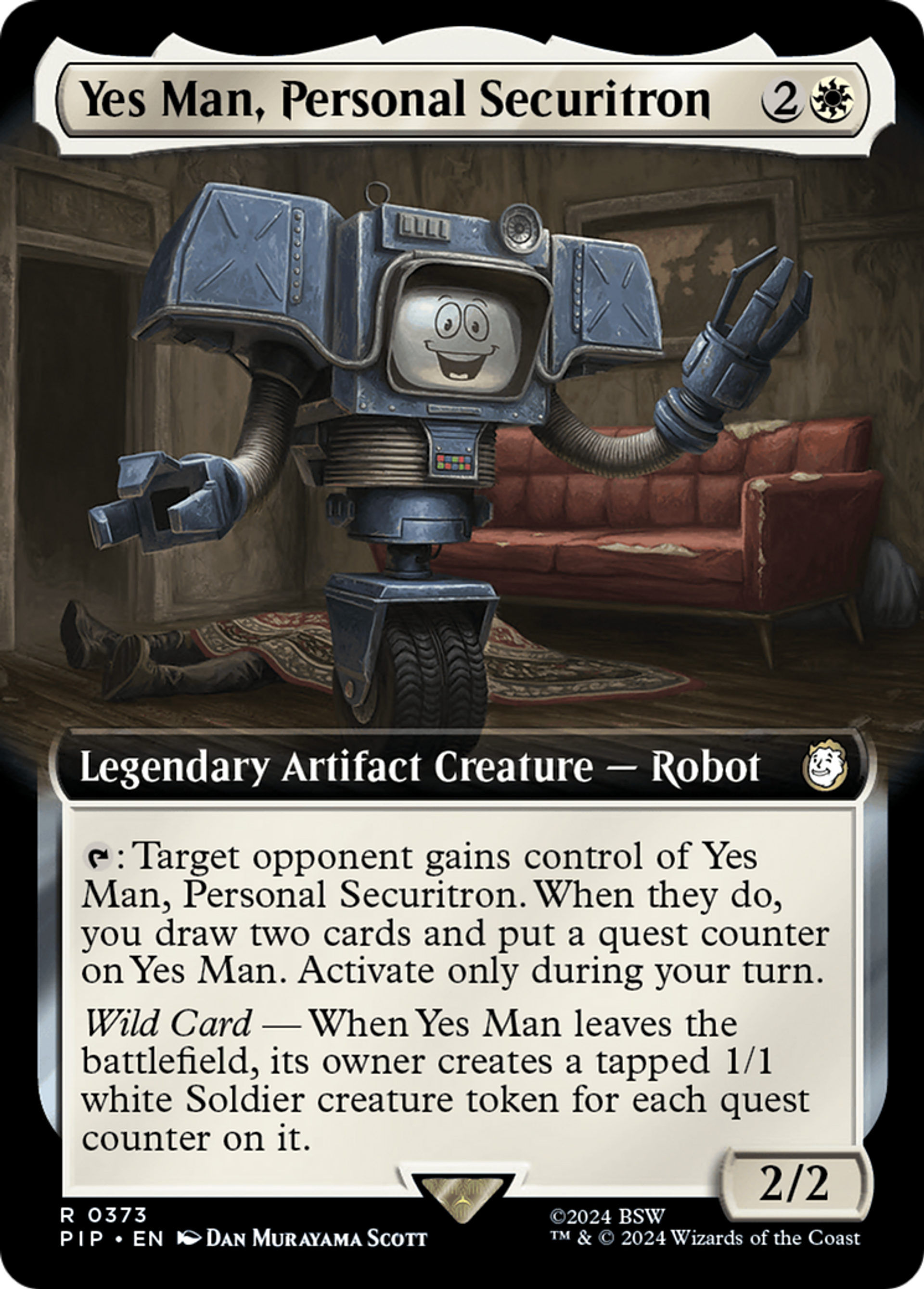 Yes Man, Personal Securitron — Fallout — Magic: The Gathering