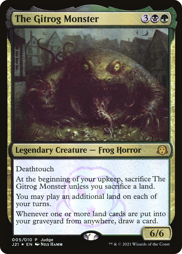 The Gitrog Monster — Judge Gift Cards 2021 — Magic: The Gathering