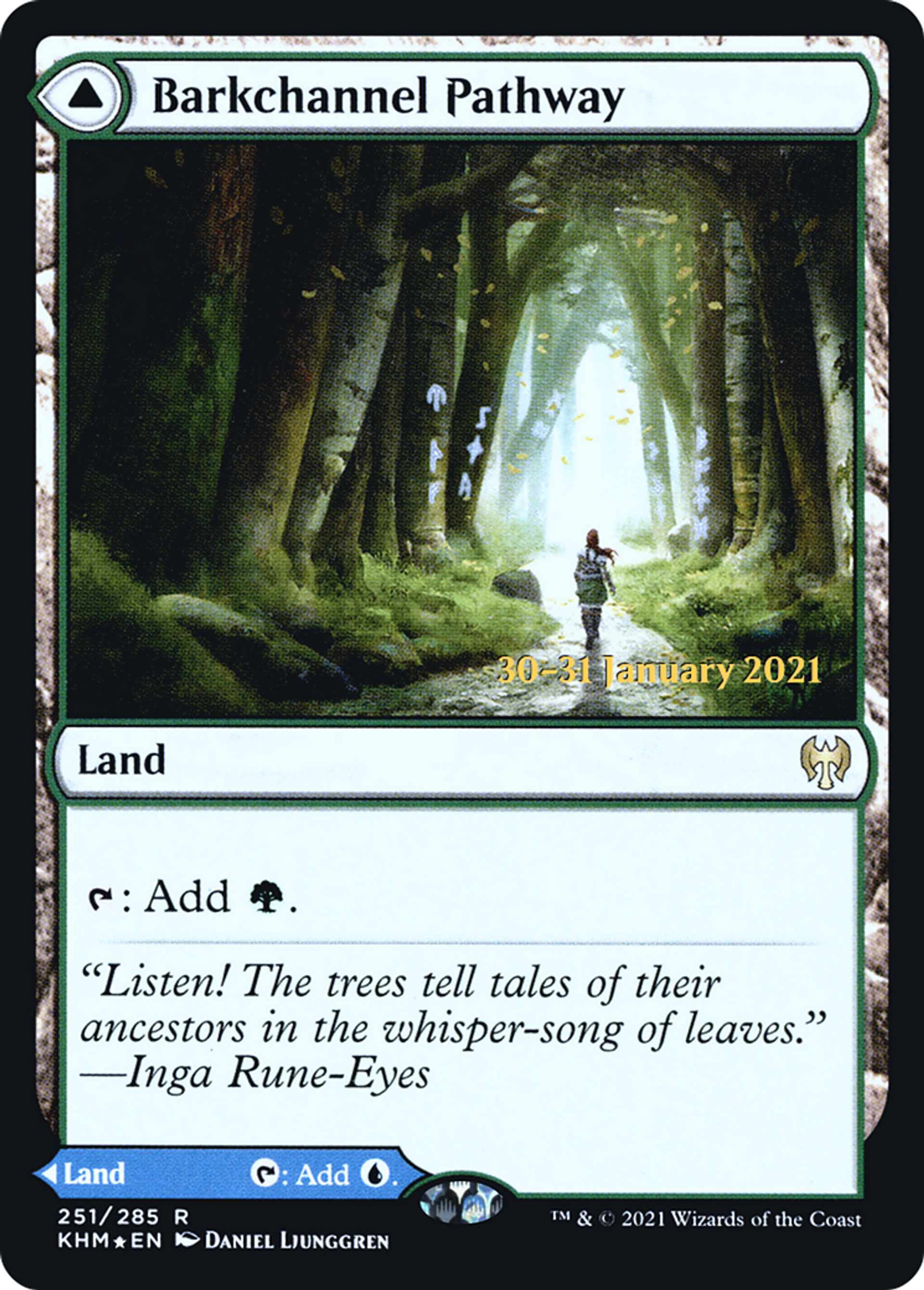 Barkchannel Pathway // Tidechannel Pathway — Kaldheim Promos — Magic: The Gathering