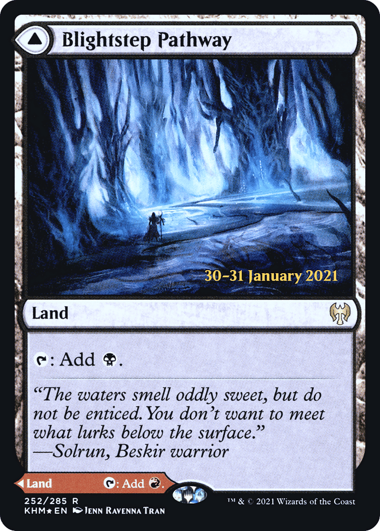 Blightstep Pathway // Searstep Pathway — Kaldheim Promos — Magic: The Gathering