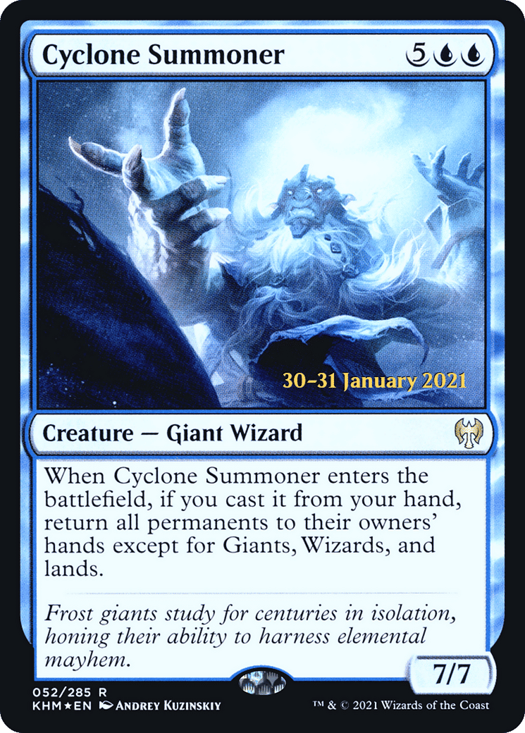 Cyclone Summoner — Kaldheim Promos — Magic: The Gathering