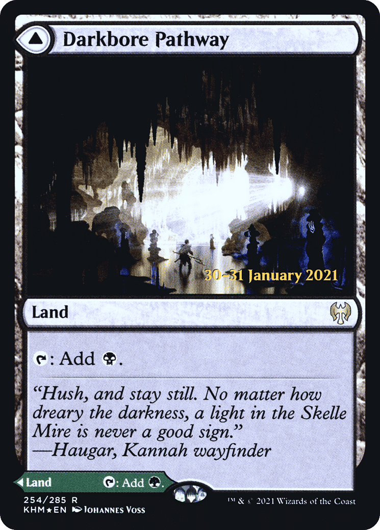 Darkbore Pathway // Slitherbore Pathway from Kaldheim Promos - Magic: The Gathering