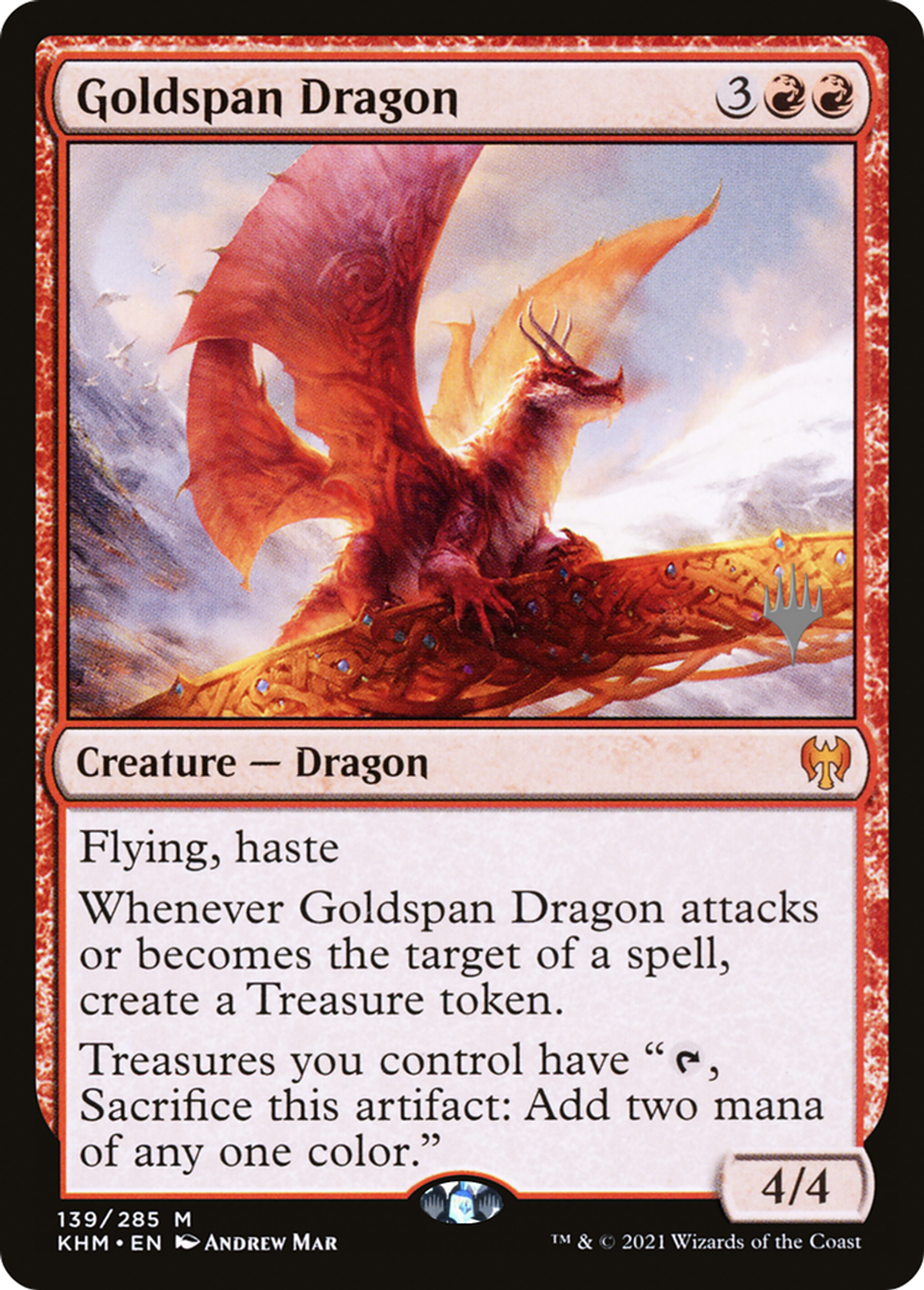 Dragon d'Orpont — Kaldheim Promos — Magic: The Gathering
