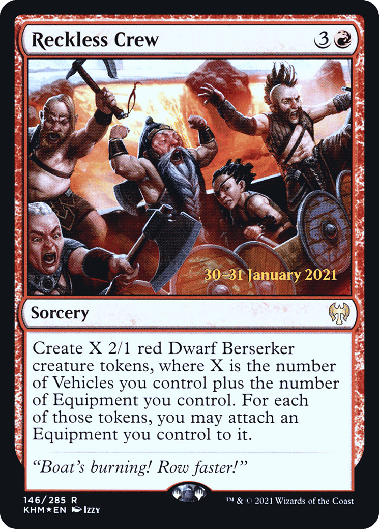 Reckless Crew — Kaldheim Promos — Magic: The Gathering