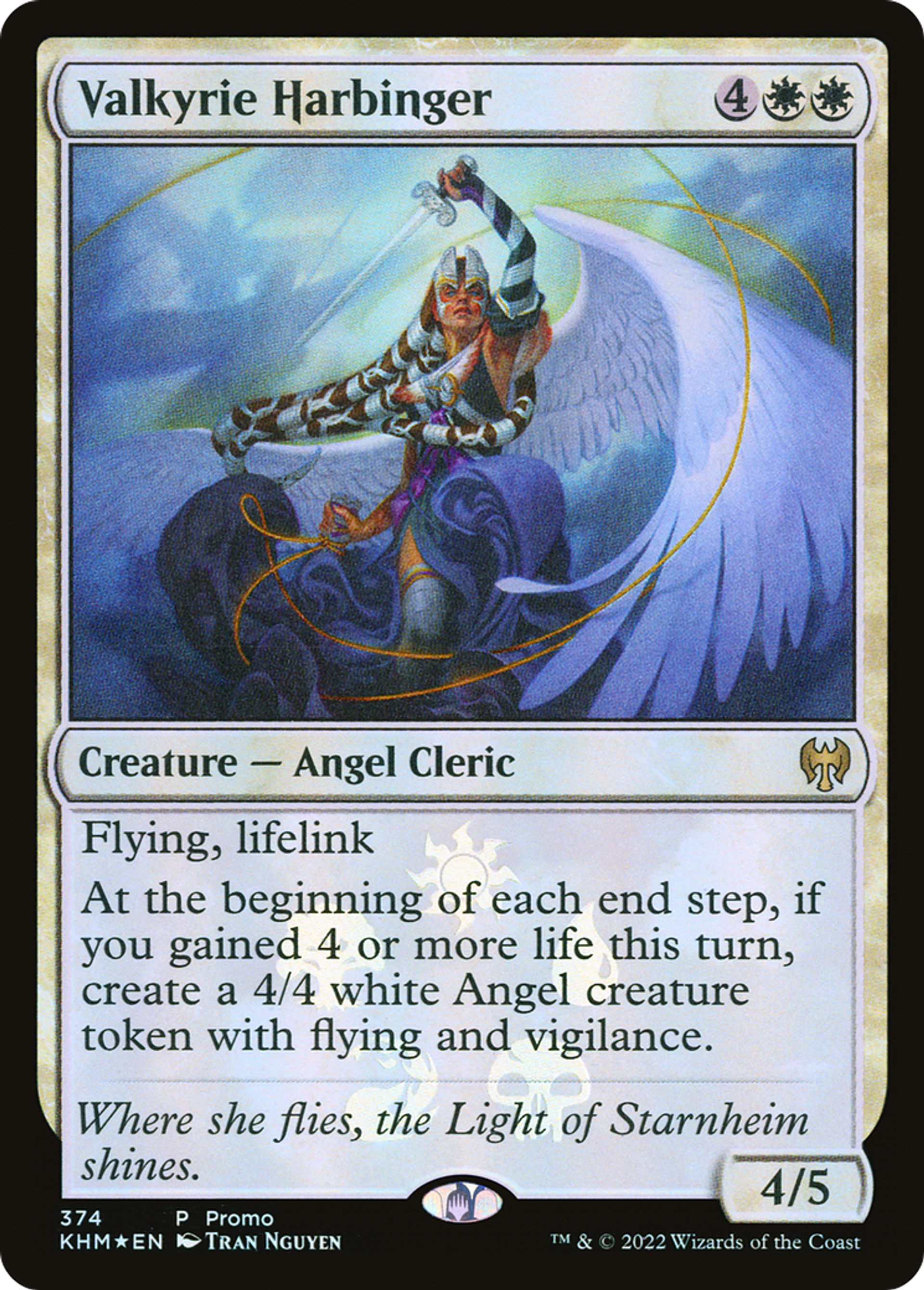 Valkyrie Harbinger — Kaldheim Promos — Magic: The Gathering
