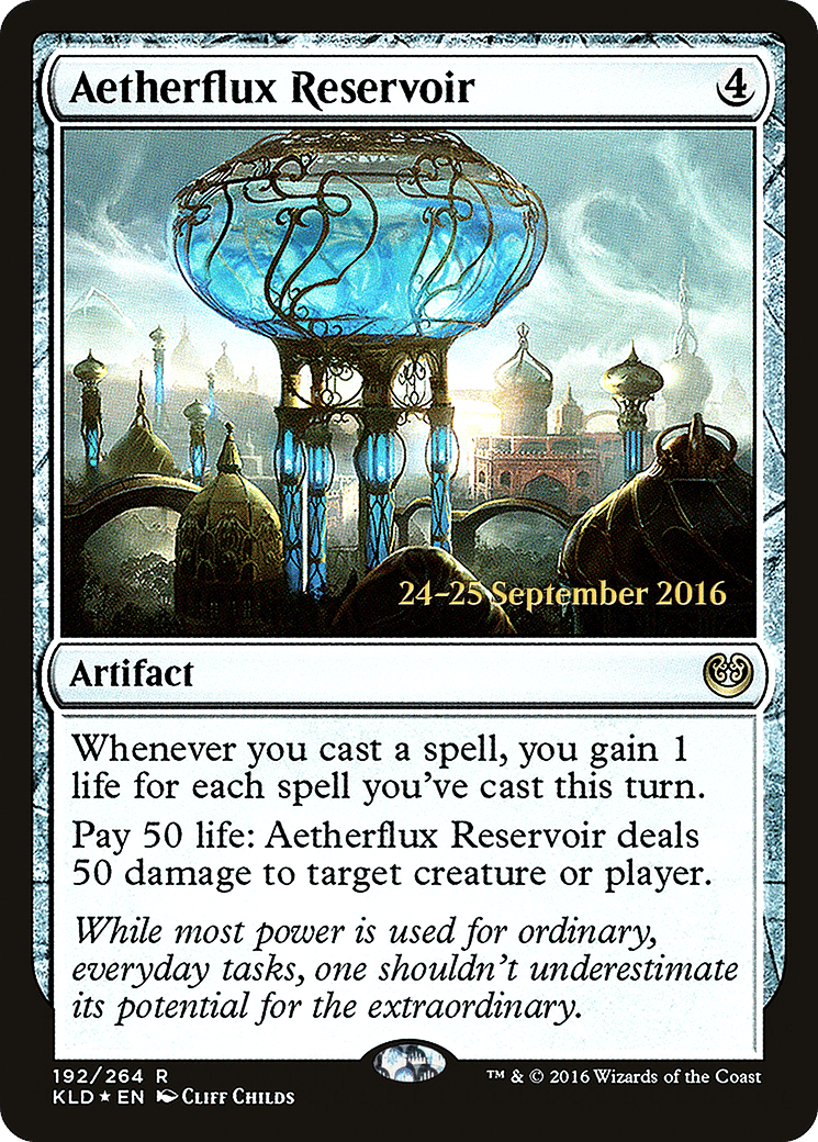 Aetherflux Reservoir — Kaladesh Promos — Magic: The Gathering