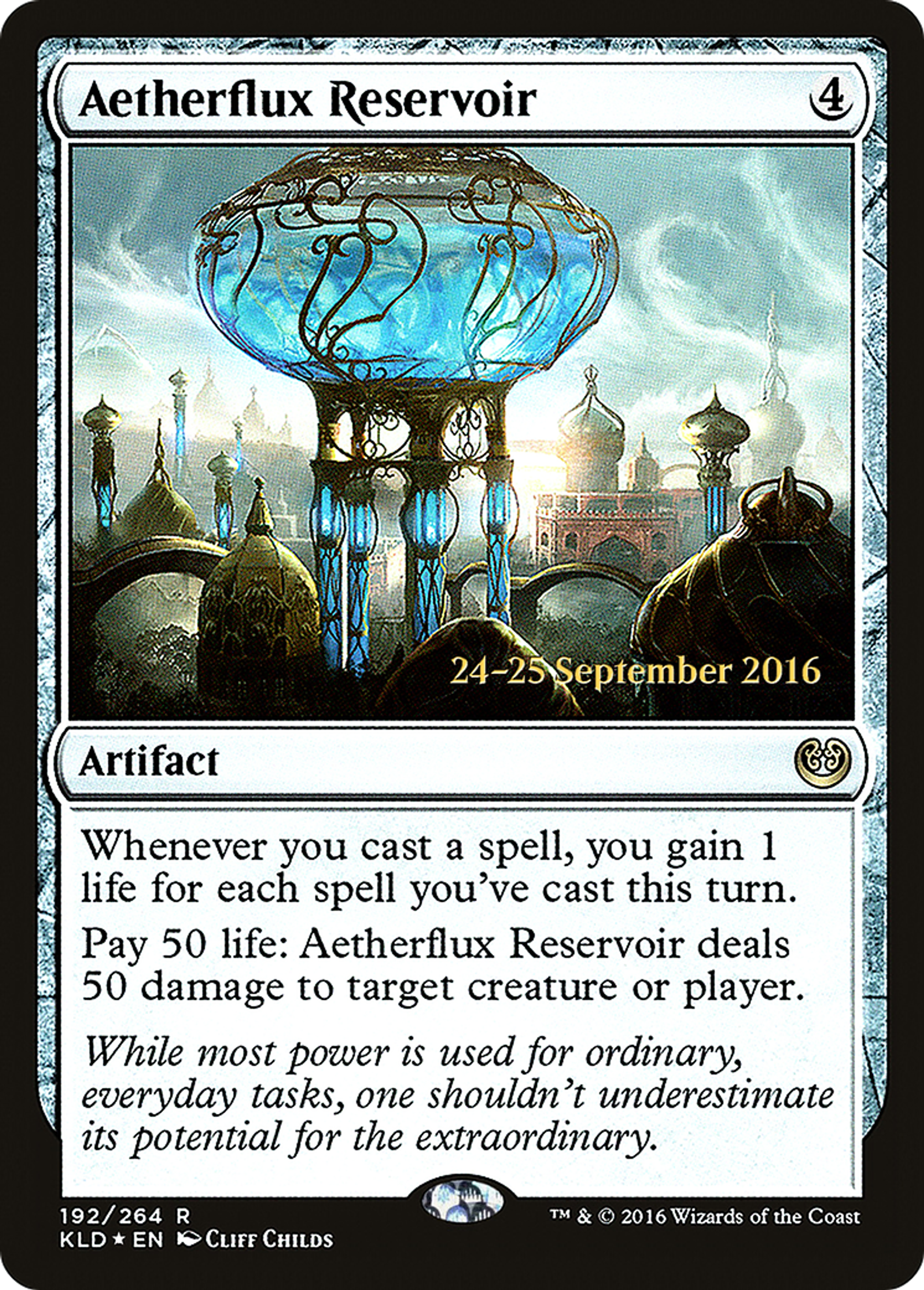 Aetherflux Reservoir — Kaladesh Promos — Magic: The Gathering