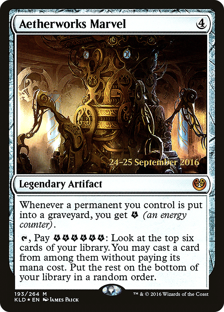 Aetherworks Marvel — Kaladesh Promos — Magic: The Gathering