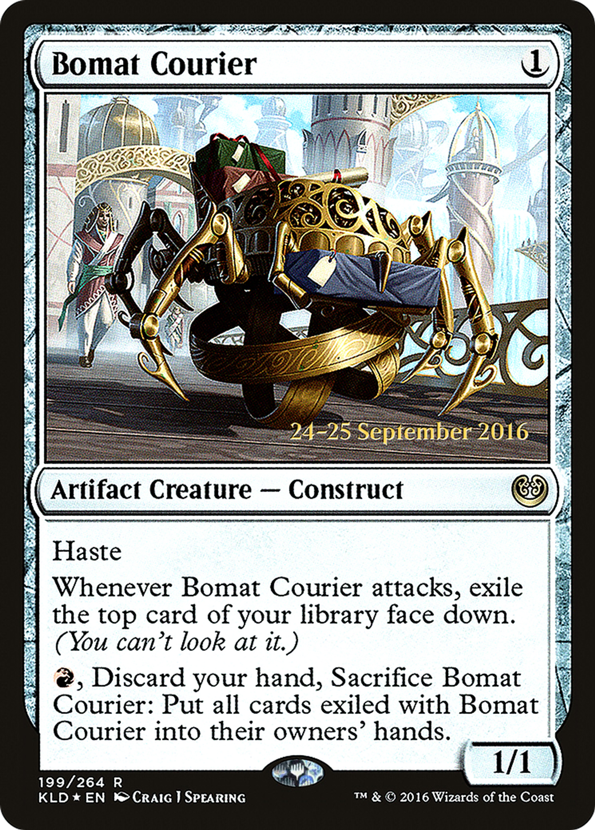 Bomat Courier — Kaladesh Promos — Magic: The Gathering