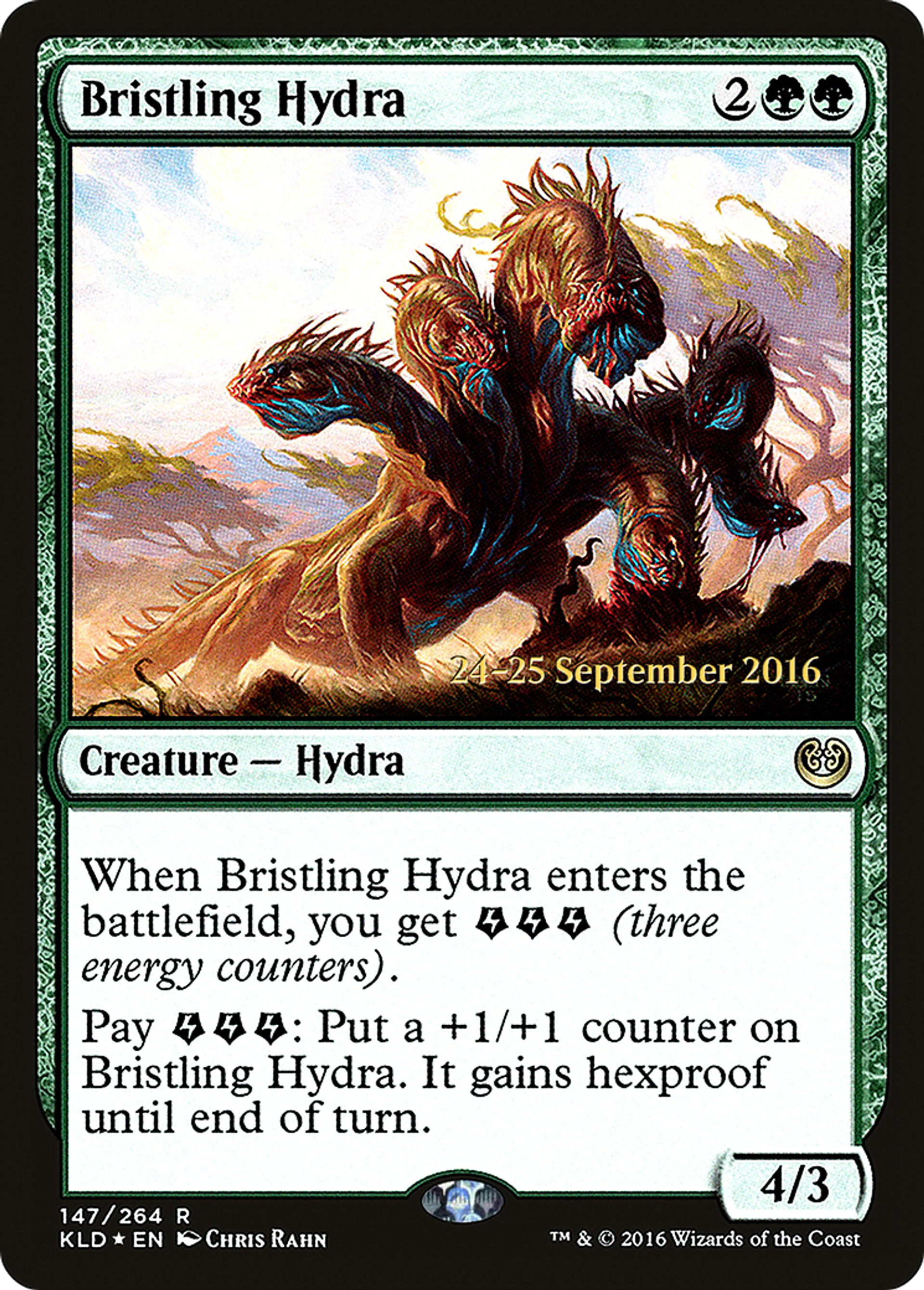 Bristling Hydra — Kaladesh Promos — Magic: The Gathering
