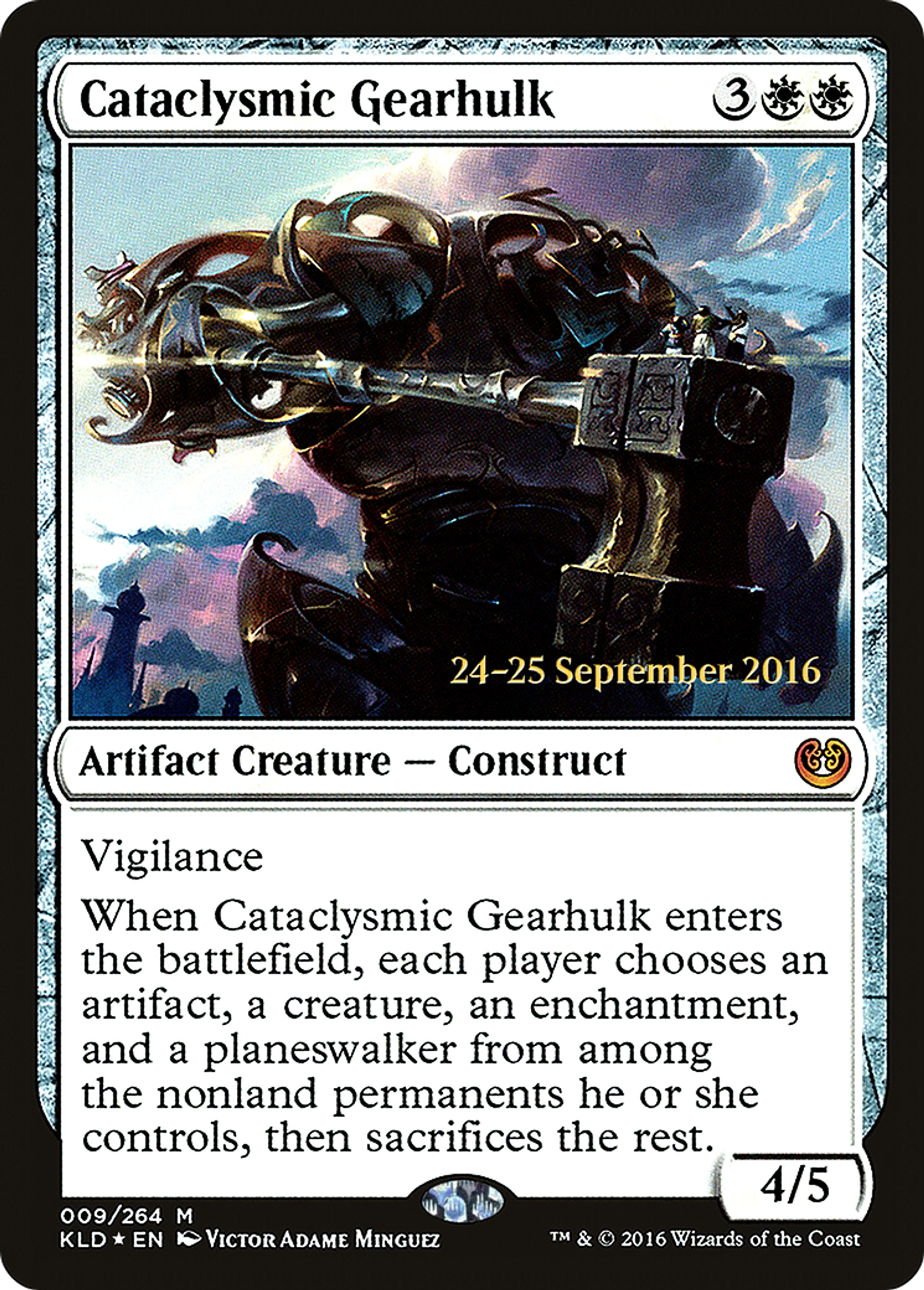 Cataclysmic Gearhulk — Kaladesh Promos — Magic: The Gathering