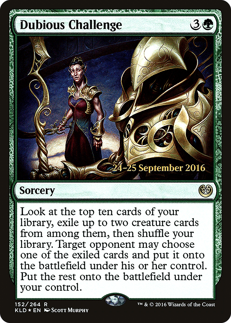 Dubious Challenge — Kaladesh Promos — Magic: The Gathering