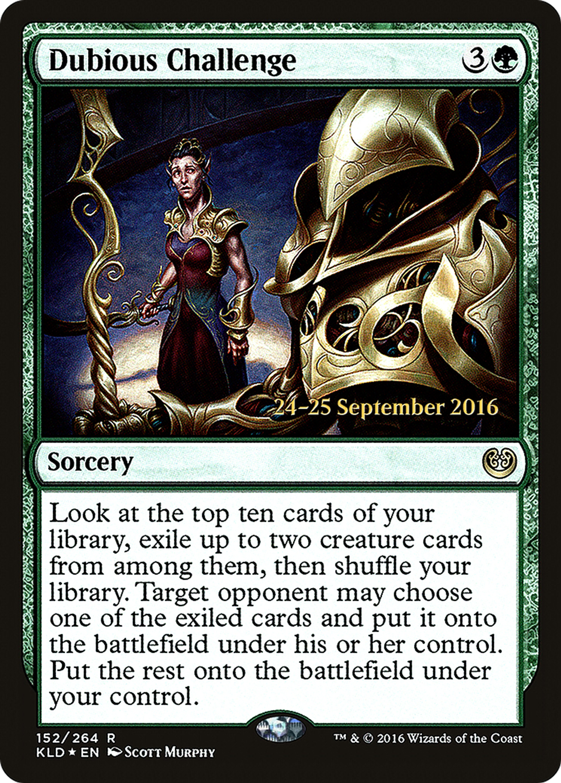 Dubious Challenge — Kaladesh Promos — Magic: The Gathering