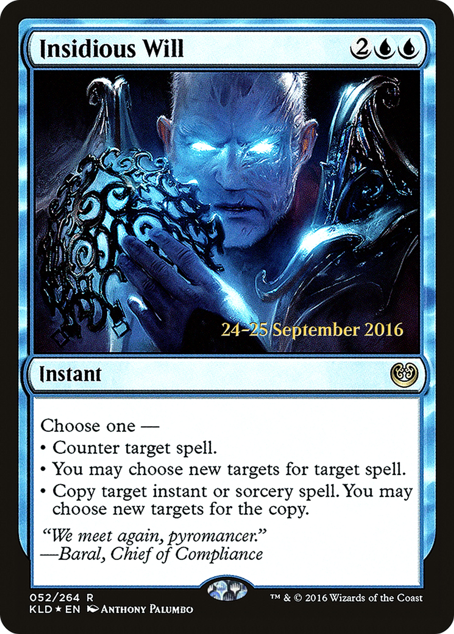 Insidious Will — Kaladesh Promos — Magic: The Gathering