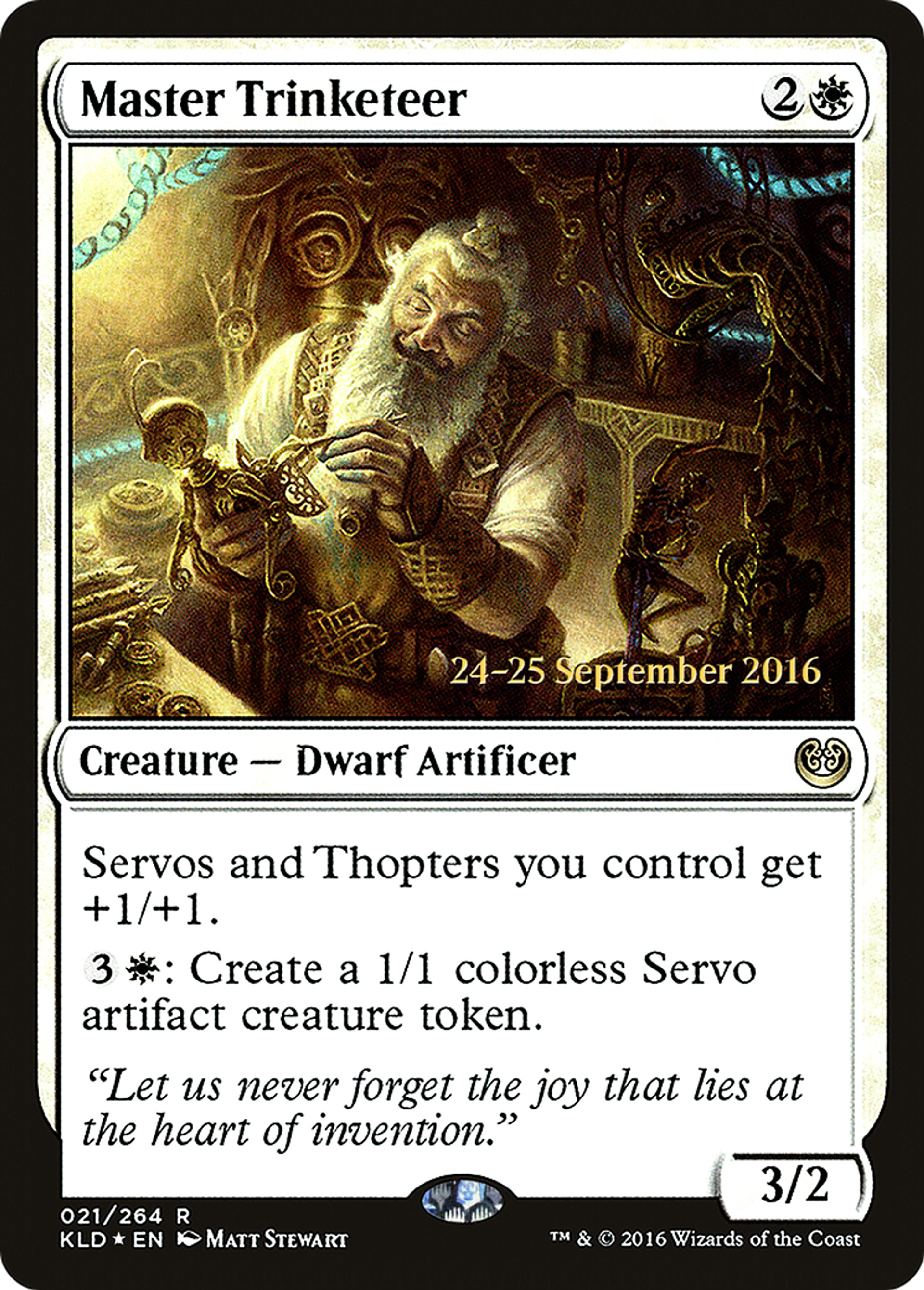 Master Trinketeer — Kaladesh Promos — Magic: The Gathering