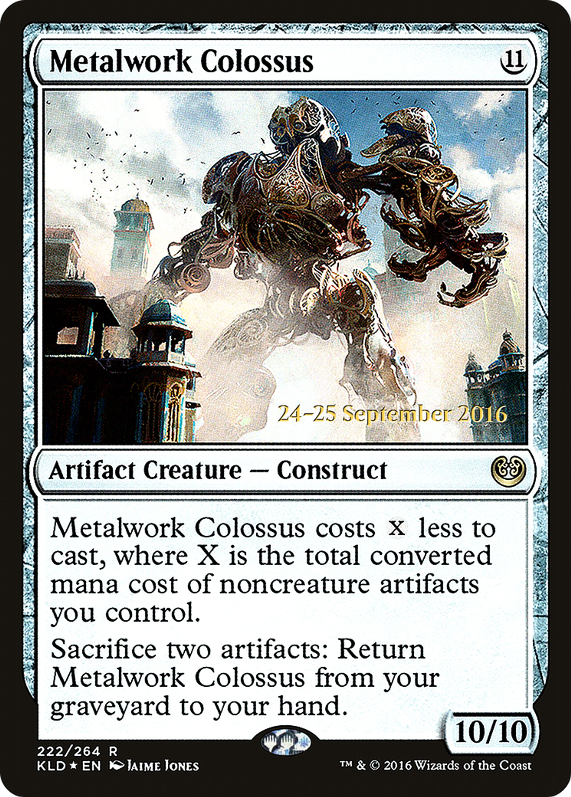 Metalwork Colossus — Kaladesh Promos — Magic: The Gathering
