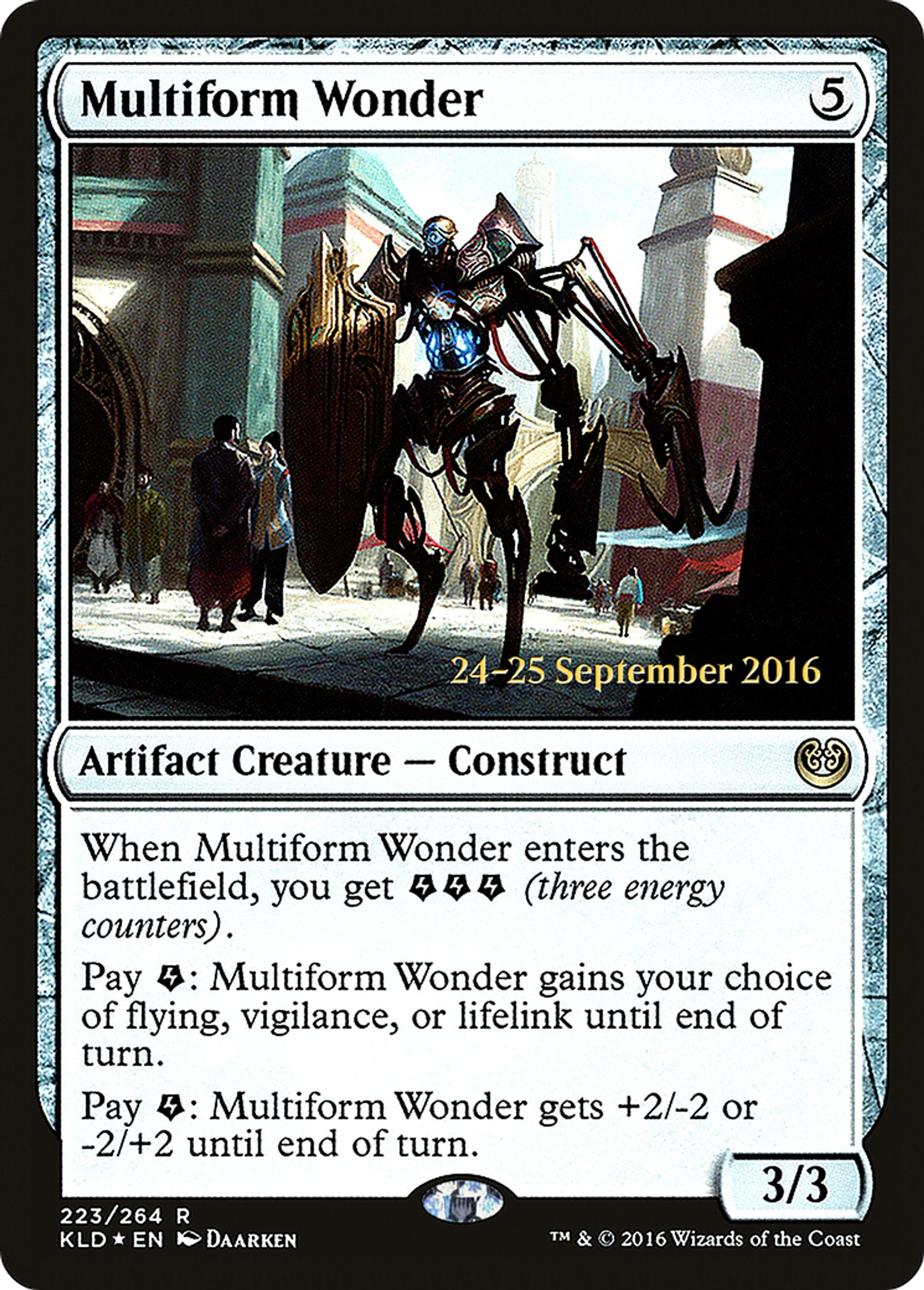 Multiform Wonder — Kaladesh Promos — Magic: The Gathering