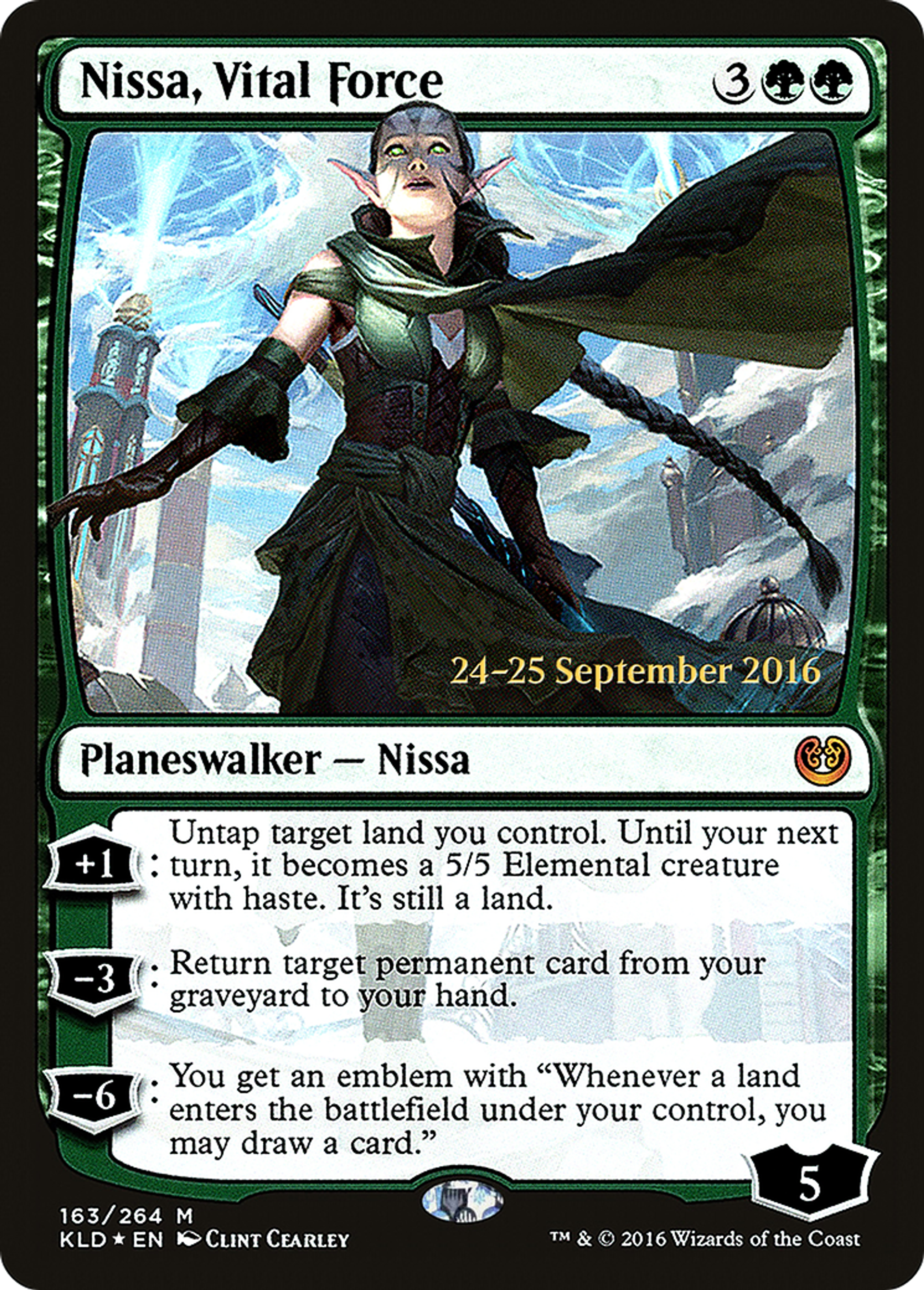 Nissa, Vital Force — Kaladesh Promos — Magic: The Gathering