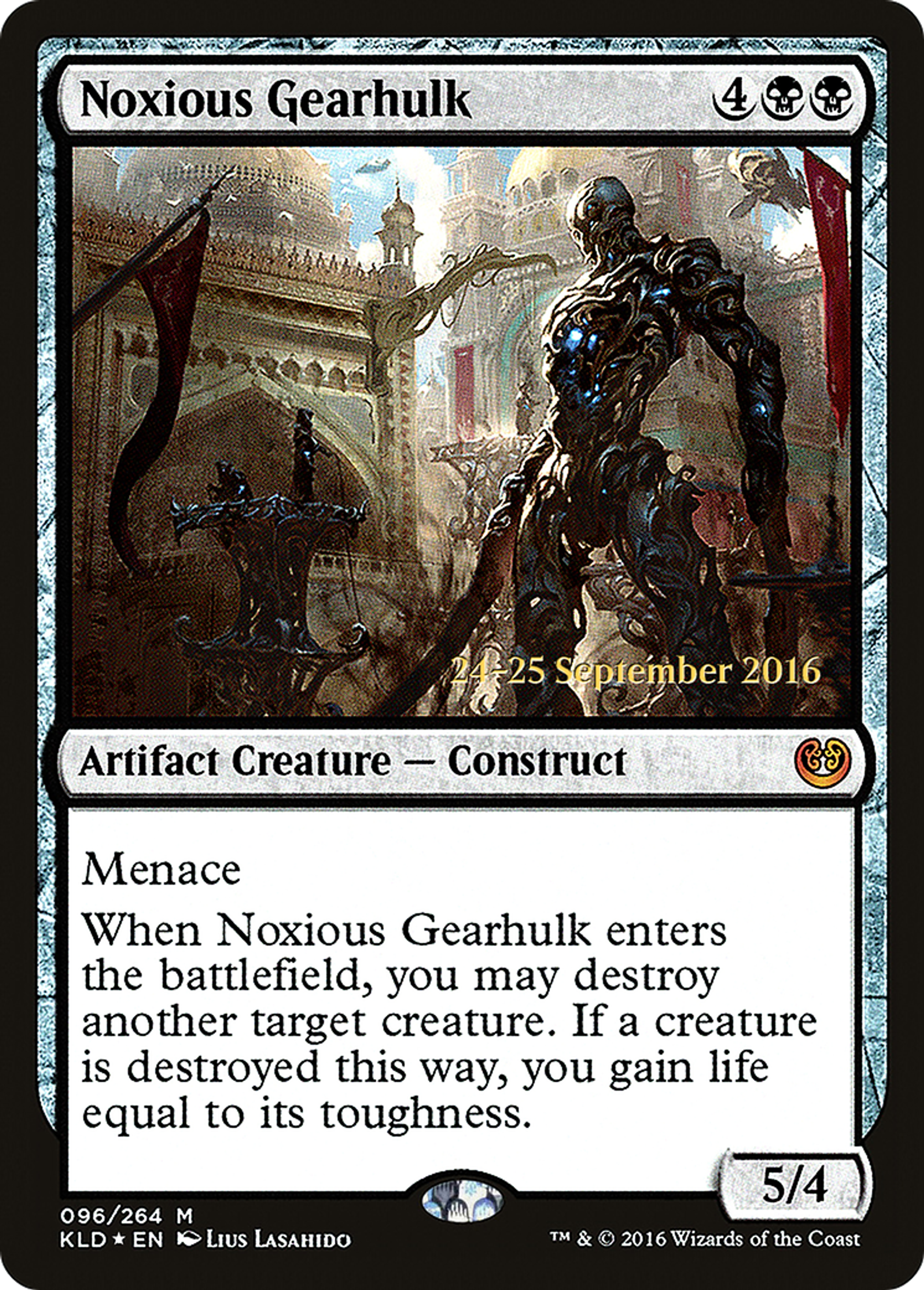 Noxious Gearhulk — Kaladesh Promos — Magic: The Gathering